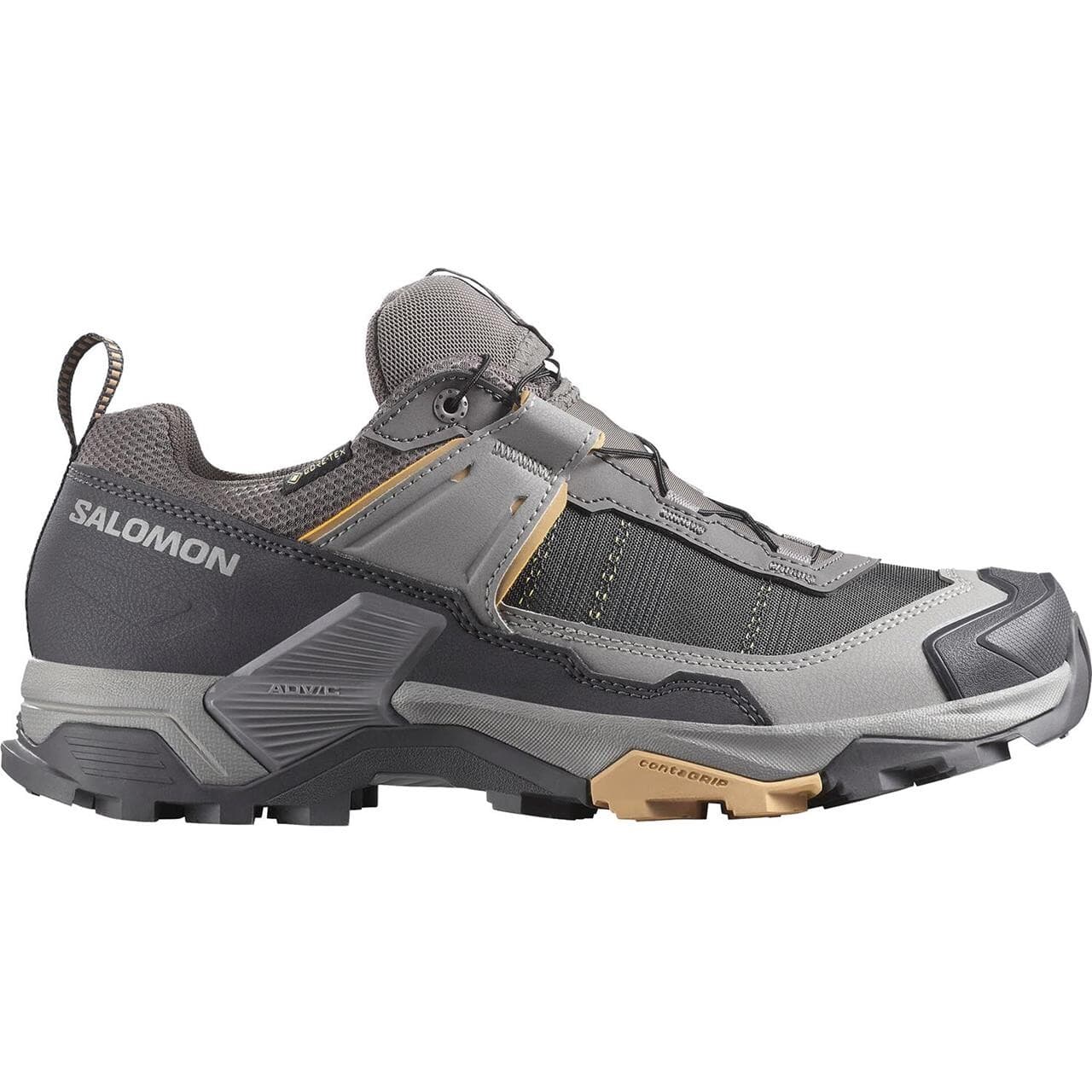 Salomon Womens X Ultra 5 GTX (Grå (PLUM KITTEN/NINEIRON/SOFT CL) 40 2/3)
