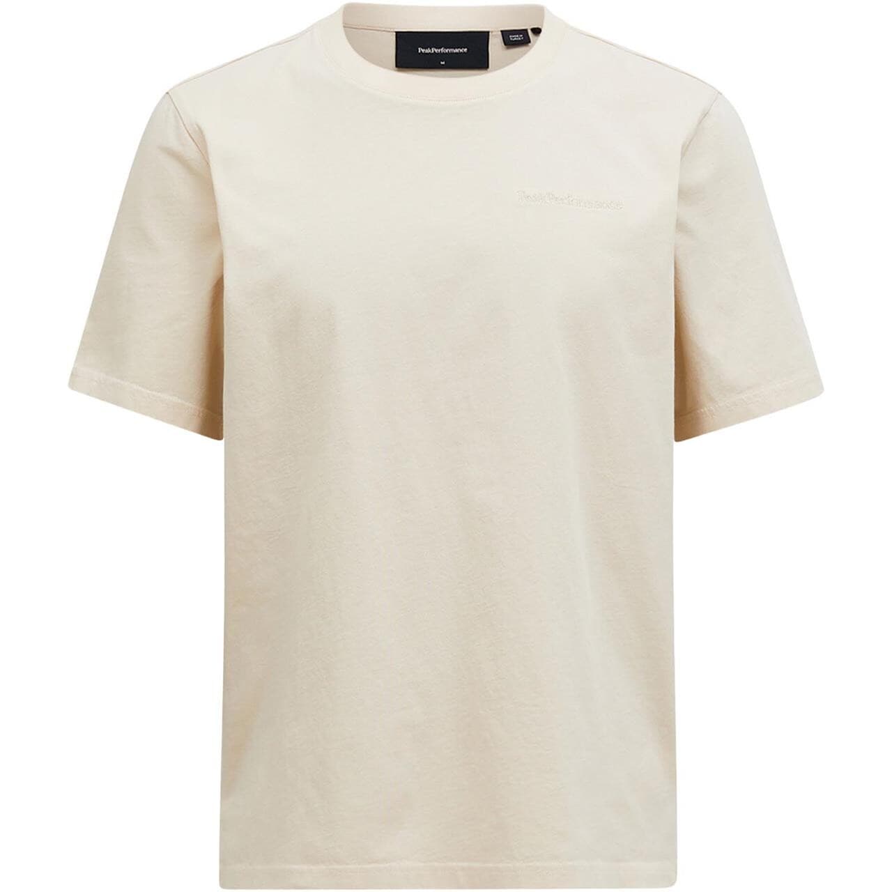 Peak Performance Mens Original Small Logo Tee (Beige (SAND FOG) Small)