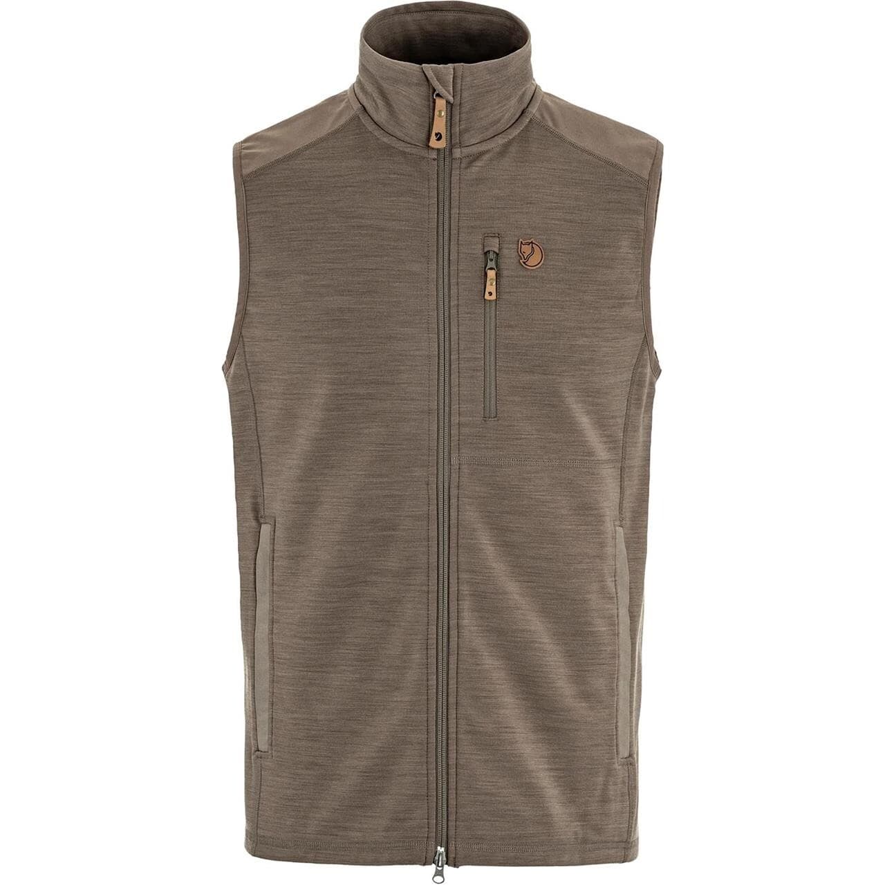 Fjällräven Mens Keb Fleece Vest (Brun (SUEDE BROWN/244) Small)