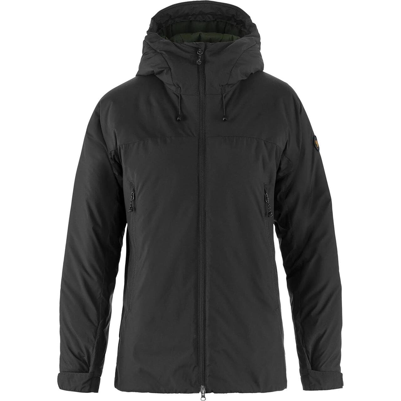 Fjällräven Womens Bergtagen 130 Insulation Jacket (Grøn (BLACK-DEEP FOREST/550-662) X-large)