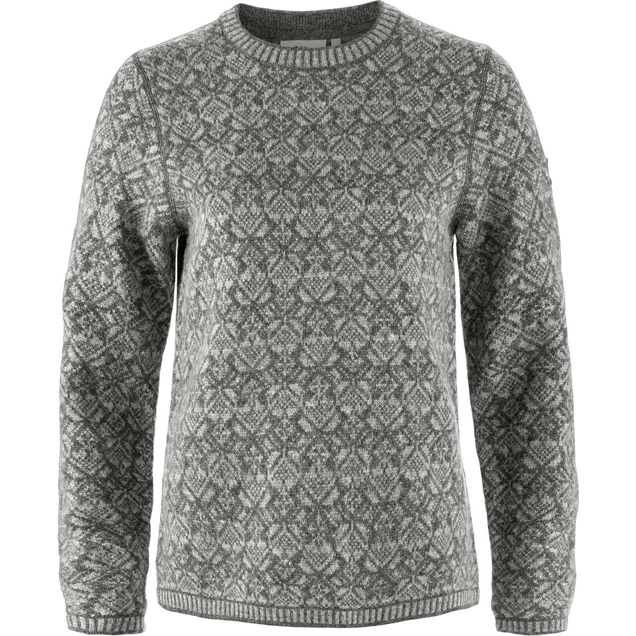 Fjällräven Womens Snow Round Neck Sweater (Grå (GREY/020) Medium)