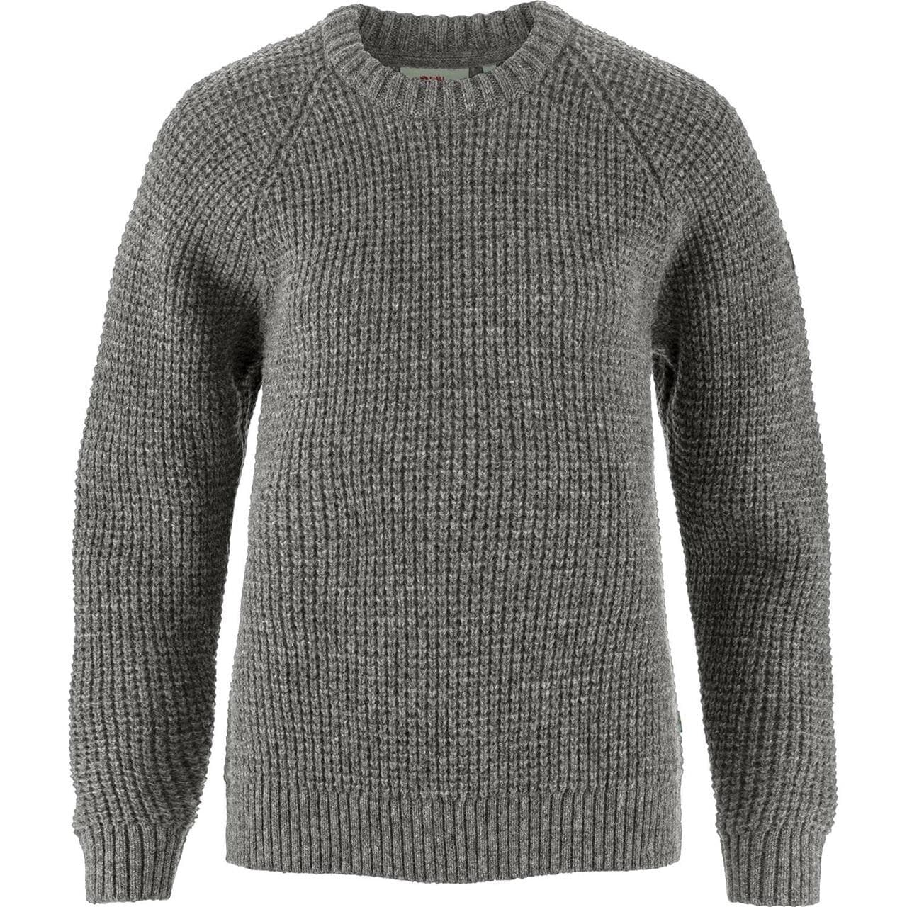 Fjällräven Womens Övik Waffle Knit (Grå (GREY/020) Small)