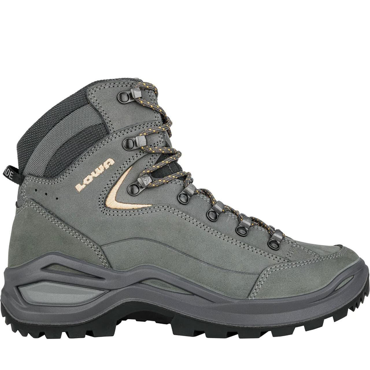 Lowa Womens Renegade EVO LL Mid (Grøn (GRAPHITE/APRICOT) 41,5)