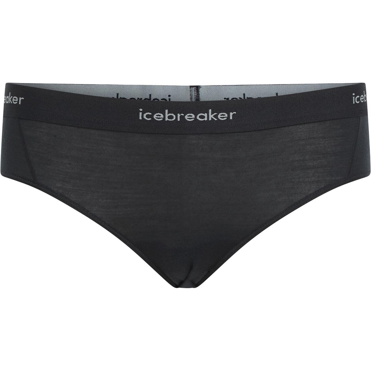 Icebreaker Womens Merino Blnd 125 Cool-lite Sprite Hipster (Sort (BLACK) Large)