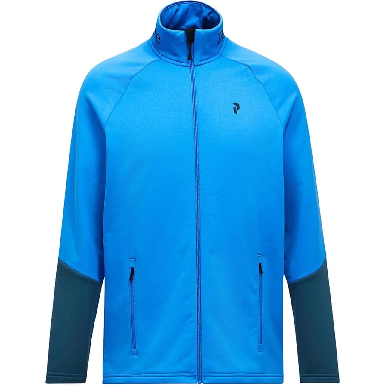 Peak Performance Mens Rider Essentials Zip Jacket (Blå (AZURE ASCENT/MOUNTAIN LAKE) Large)