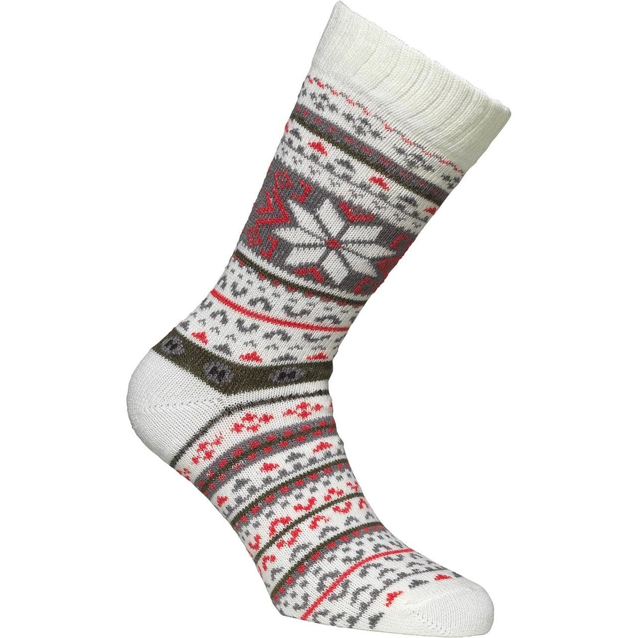 Alpaca Winter Alpaca Star (Hvid (OFFWHITE/GREY/RED/GREEN) 36-39)
