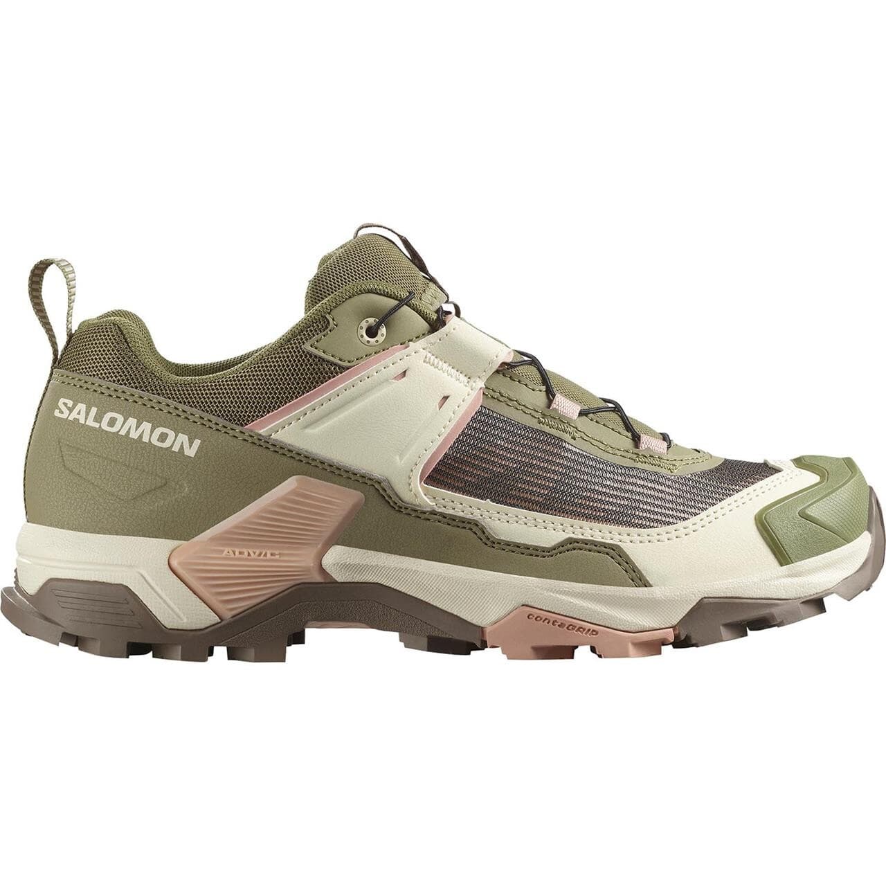 Salomon Womens X Ultra 5 (Grøn (ALOE/SHORTBREAD/MAHOGANY) 38)