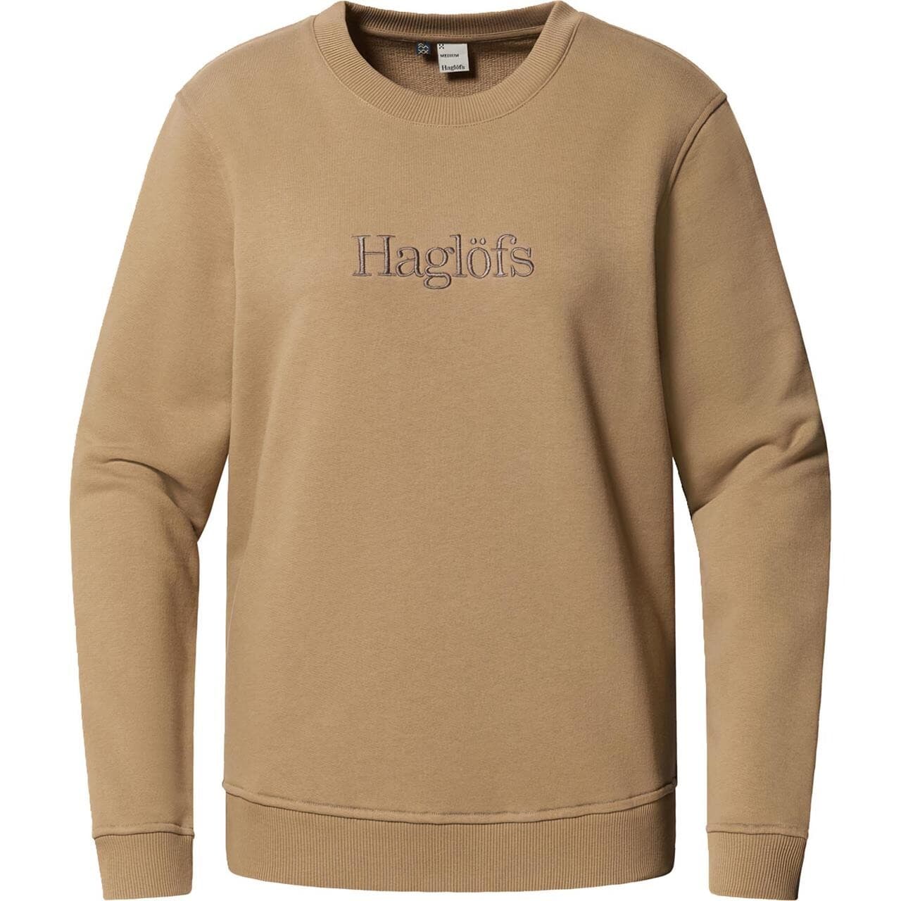 Haglöfs Womens Haglöfs Crewneck (Brun (OAK BROWN) Small)