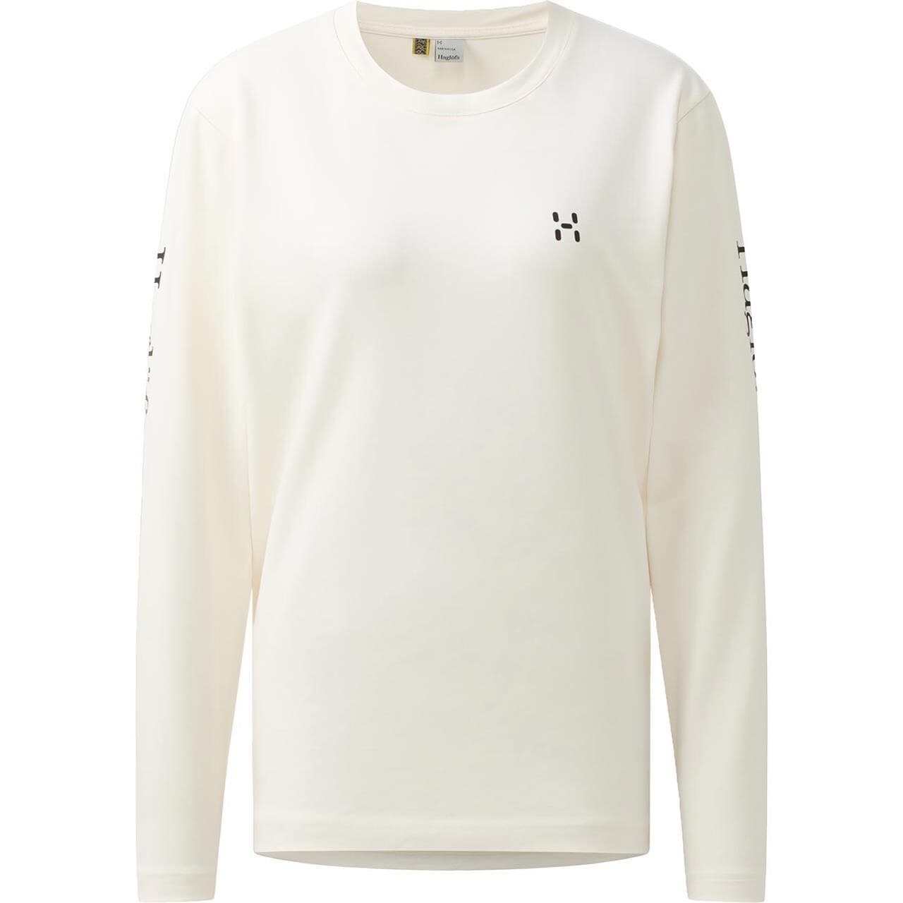 Haglöfs Womens Brand L/S Tee (Hvid (SOFT WHITE) Small)