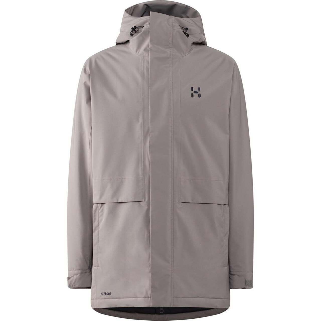 Haglöfs Mens Salix Proof Mimic II Parka (Grå (STONE BRICK) Medium)