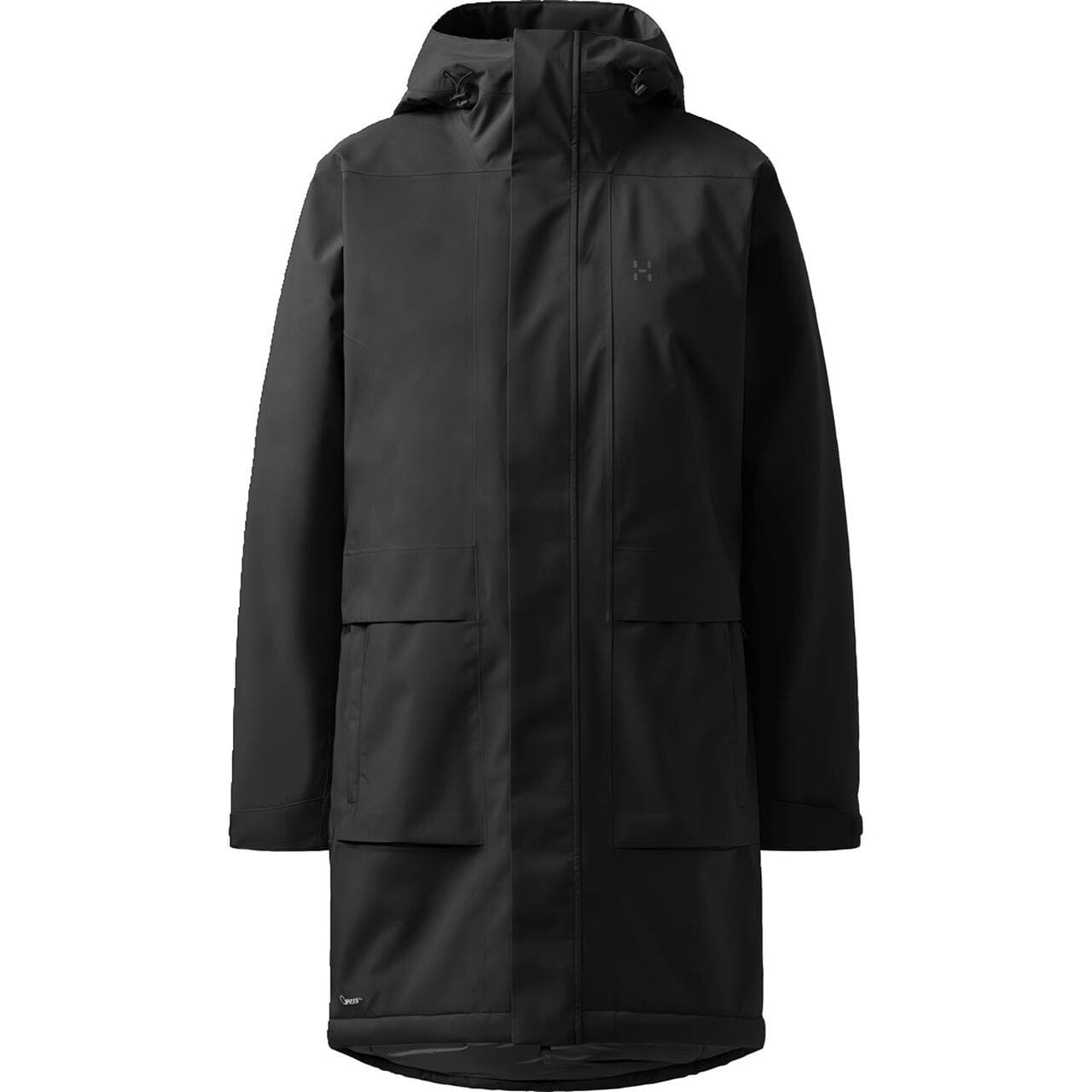 Haglöfs Womens Salix Proof Mimic II Parka (Sort (TRUE BLACK) Large)