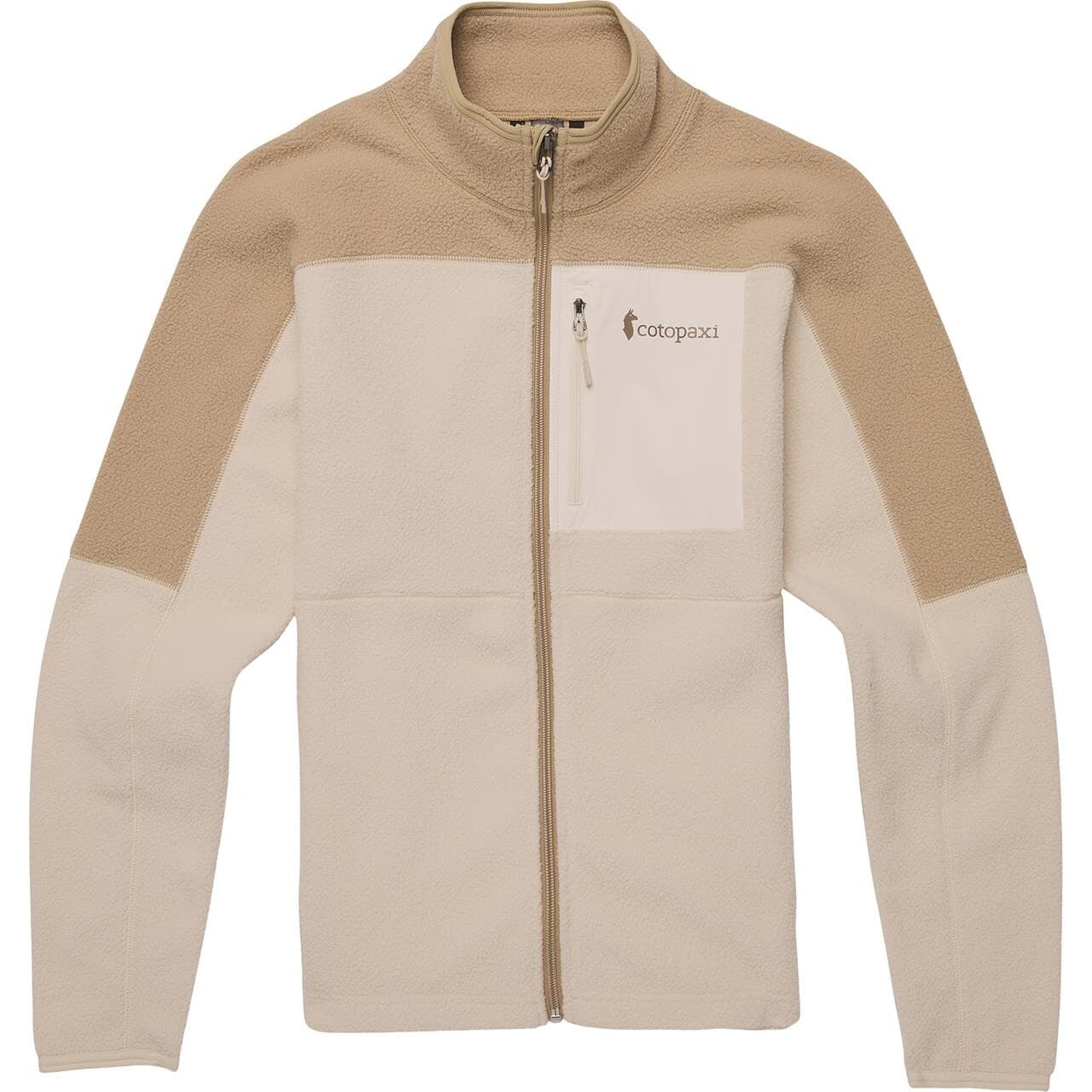 Cotopaxi Womens Abrazo Fleece Full-zip Jacket (Beige (KHAKI AND CREAM) Large)