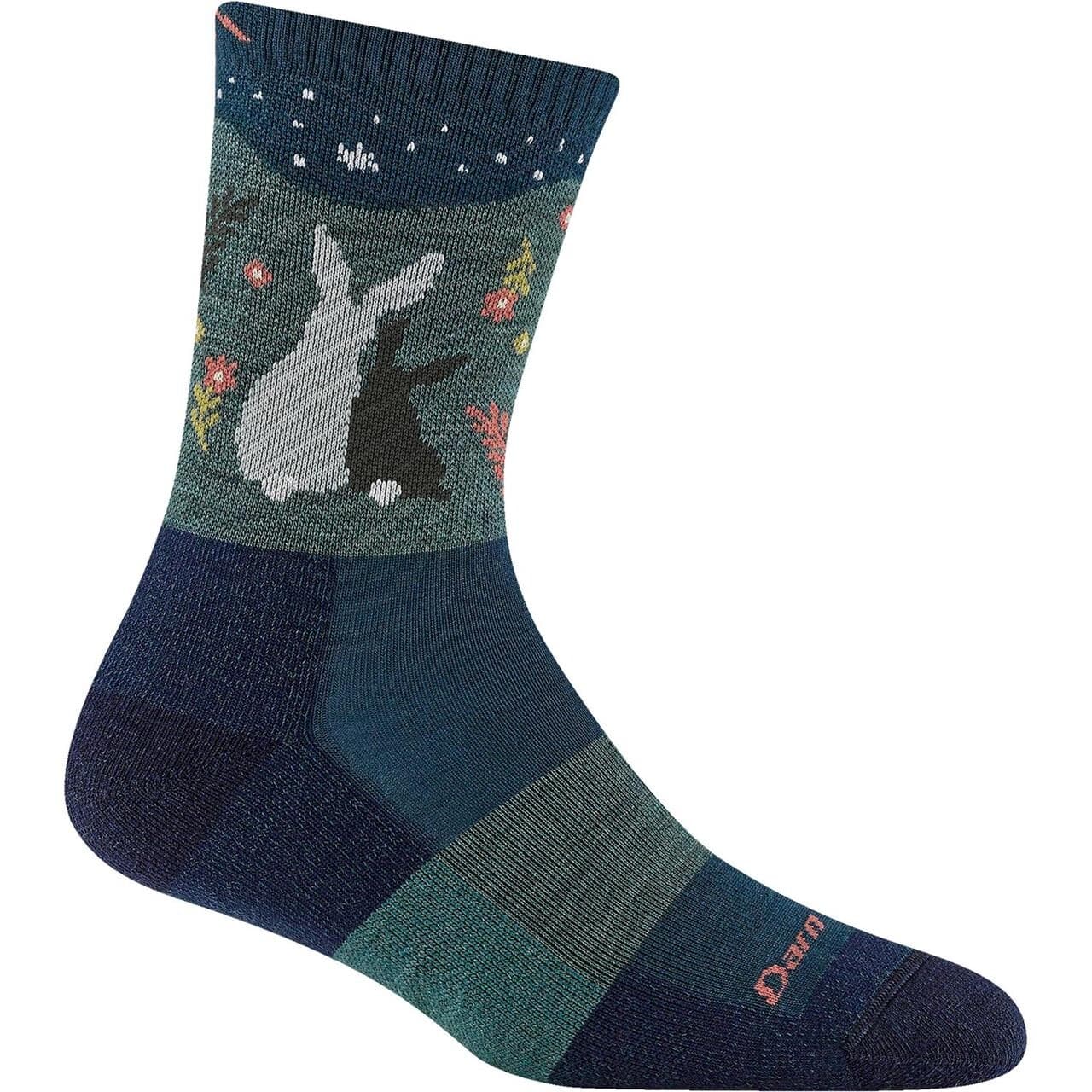 Darn Tough Womens Critter Club Micro Crew LW Cushion (Blå (ECLIPSE) 41-42,5)