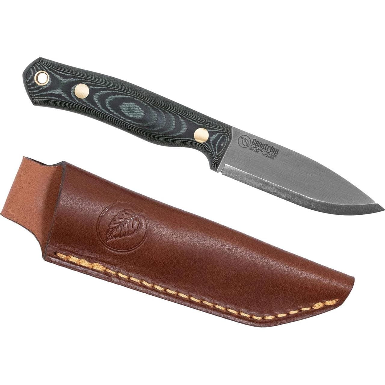 Casström No.8 Swedish Forrest Knife (Grøn (GREEN MICARTA))