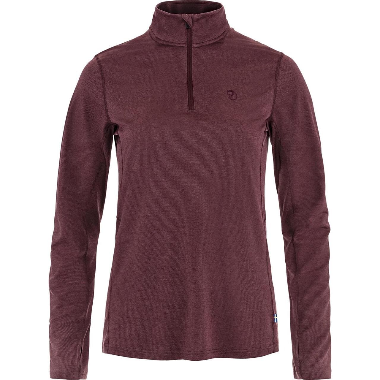 Fjällräven Womens Abisko Day Hike Half Zip (Rød (PORT/357) X-large)