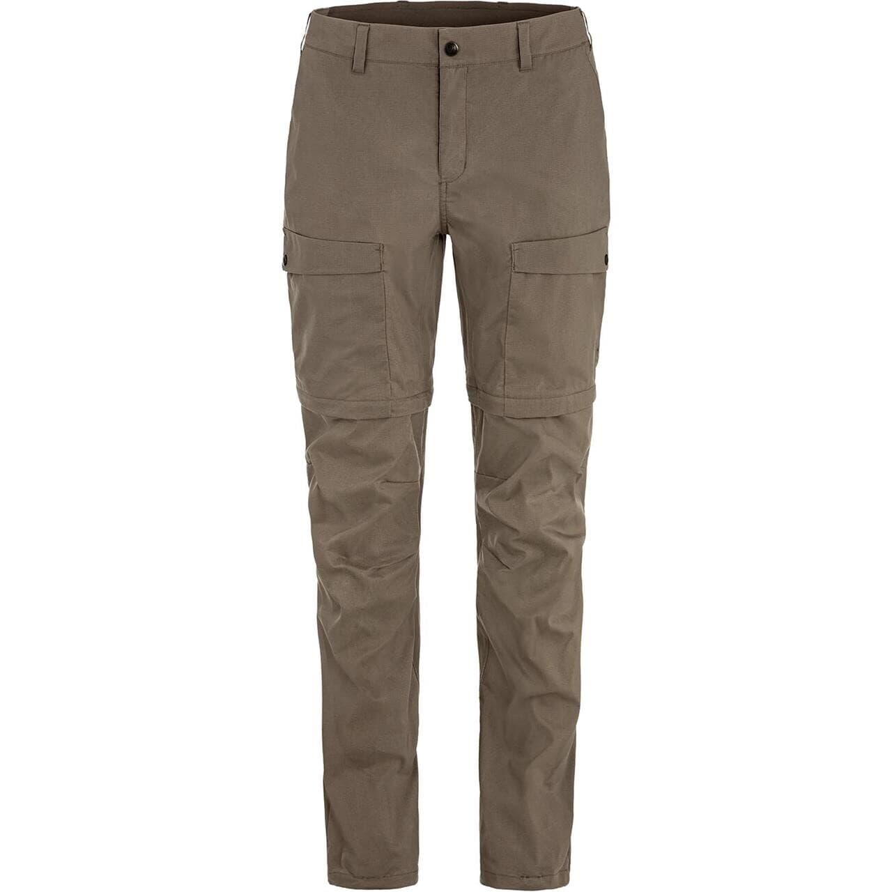 Fjällräven Womens Abisko Hybrid Trail Trousers Zip-off (Brun (SUEDE BROWN/244) 48)