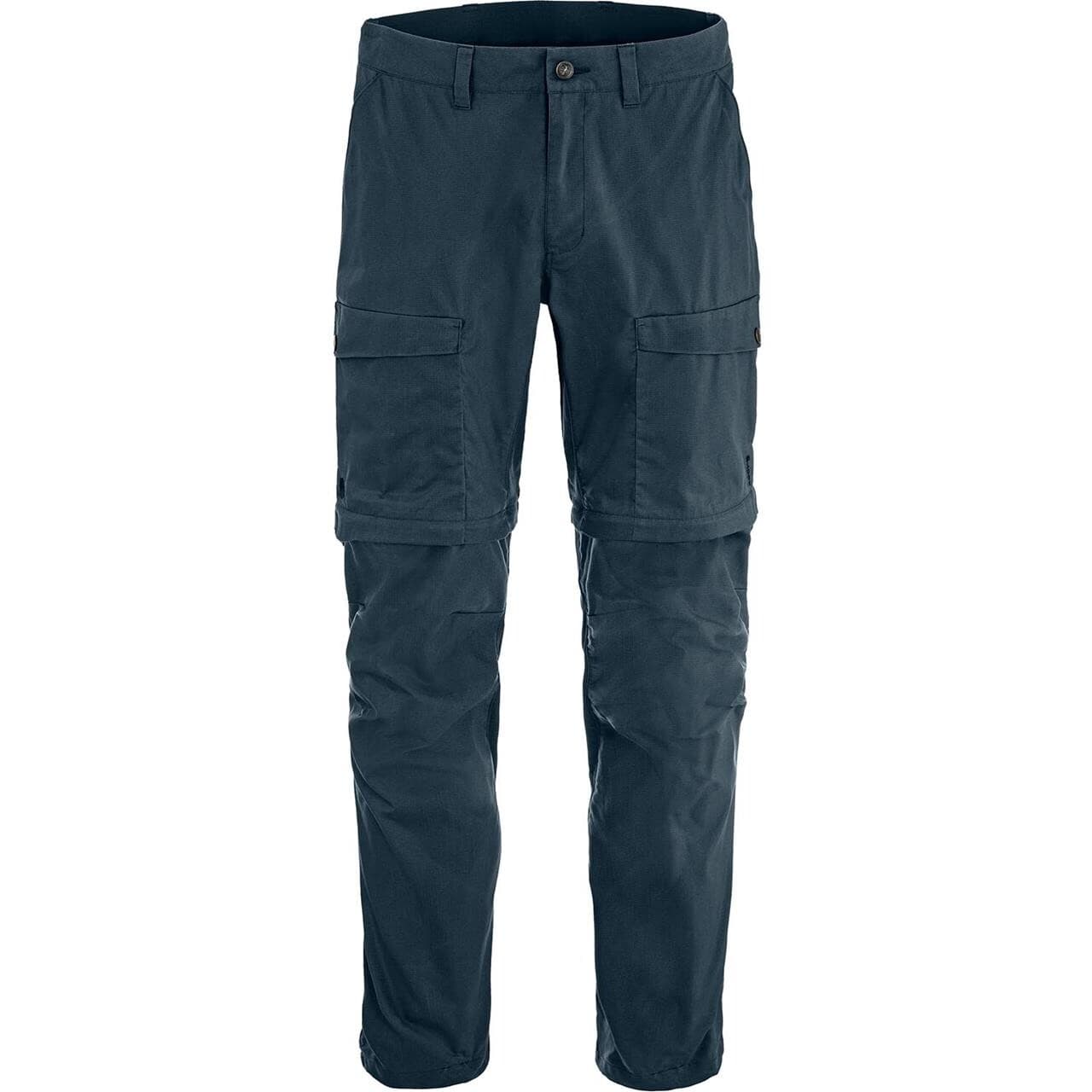 Fjällräven Mens Abisko Hybrid Trail Trousers Zip-off (Blå (NAVY/560) 52 lang)