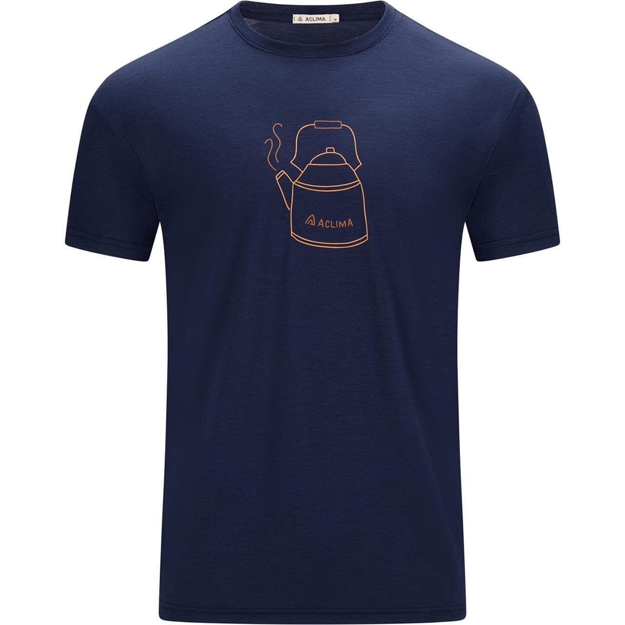 Aclima Mens LightWool 140 Tee Kettle (Blå (NAVY BLAZER) Small)