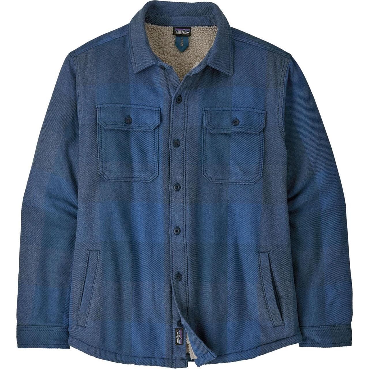 Patagonia Mens Pile Lined Fjord Loft Shirt Jacket (Blå (LOW TIDE: TIDEPOOL BLUE) Small)