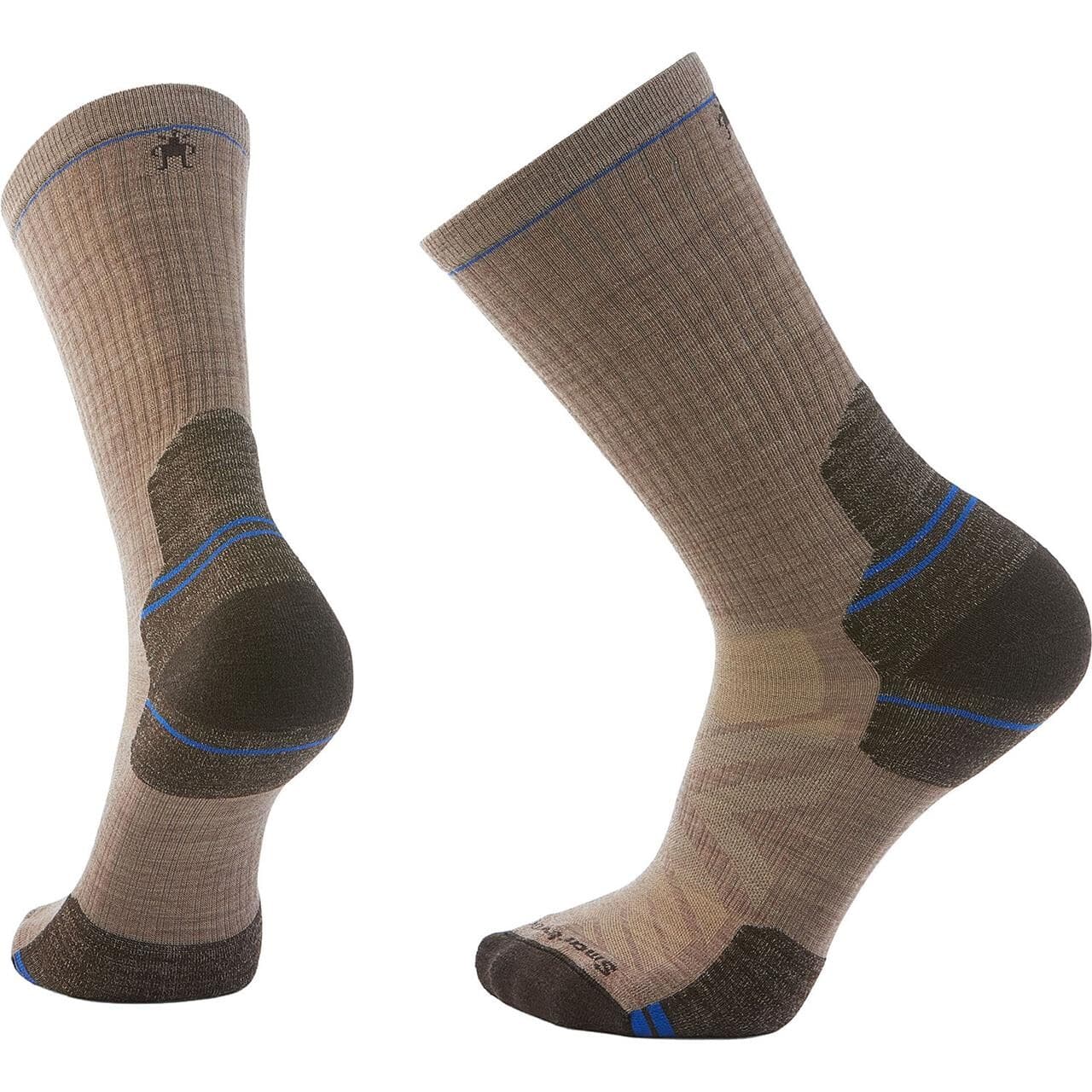Smartwool Mens Hike Targeted Cushion Crew Sock (Brun (FOSSIL) 46-49)