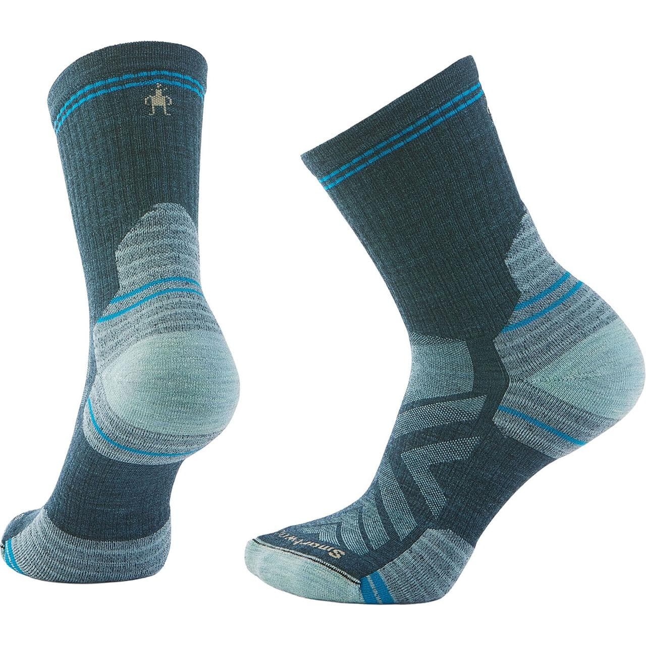 Smartwool Womens Hike Targeted Cushion Mid Crew Sock (Blå (TWILIGHT BLUE) 34-37)