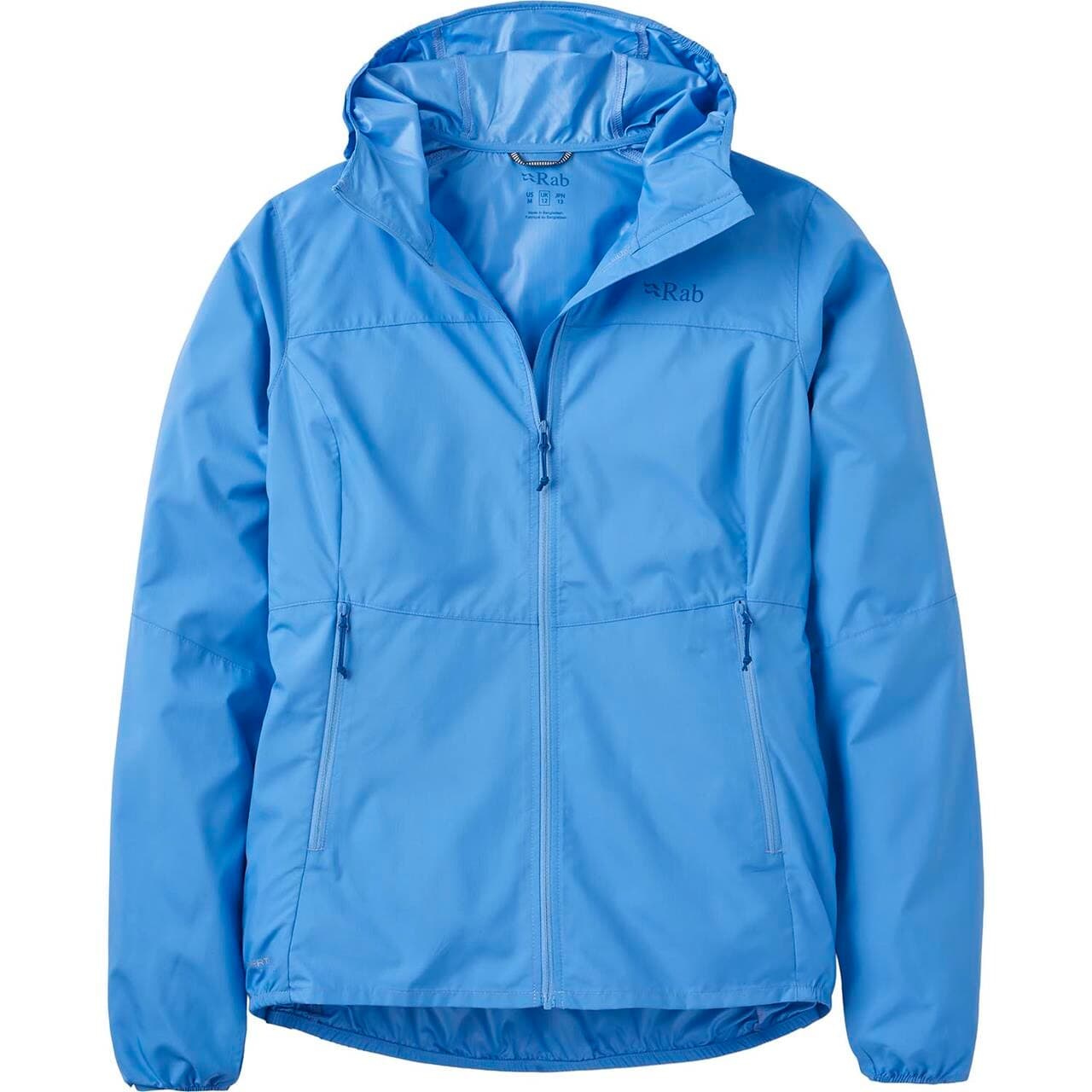 RAB Womens Windgather Hoody (Blå (BLUEBIRD) X-large)