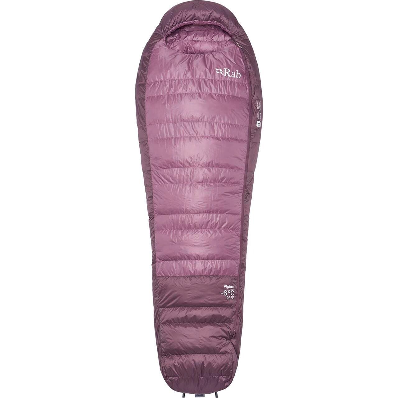 RAB Womens Alpine -6c/20f (Lilla (IRIS/DARK IRIS) Personlængde 170 cm)