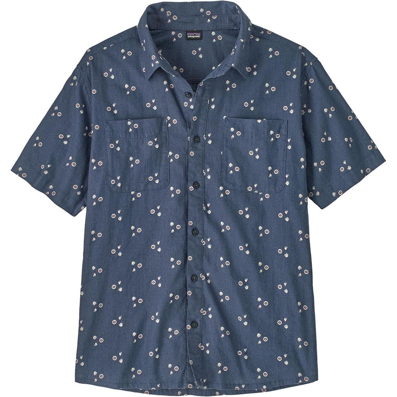 Patagonia Mens Back Step Shirt (Blå (BOUQUET:DOLOMITE BLUE) X-large)