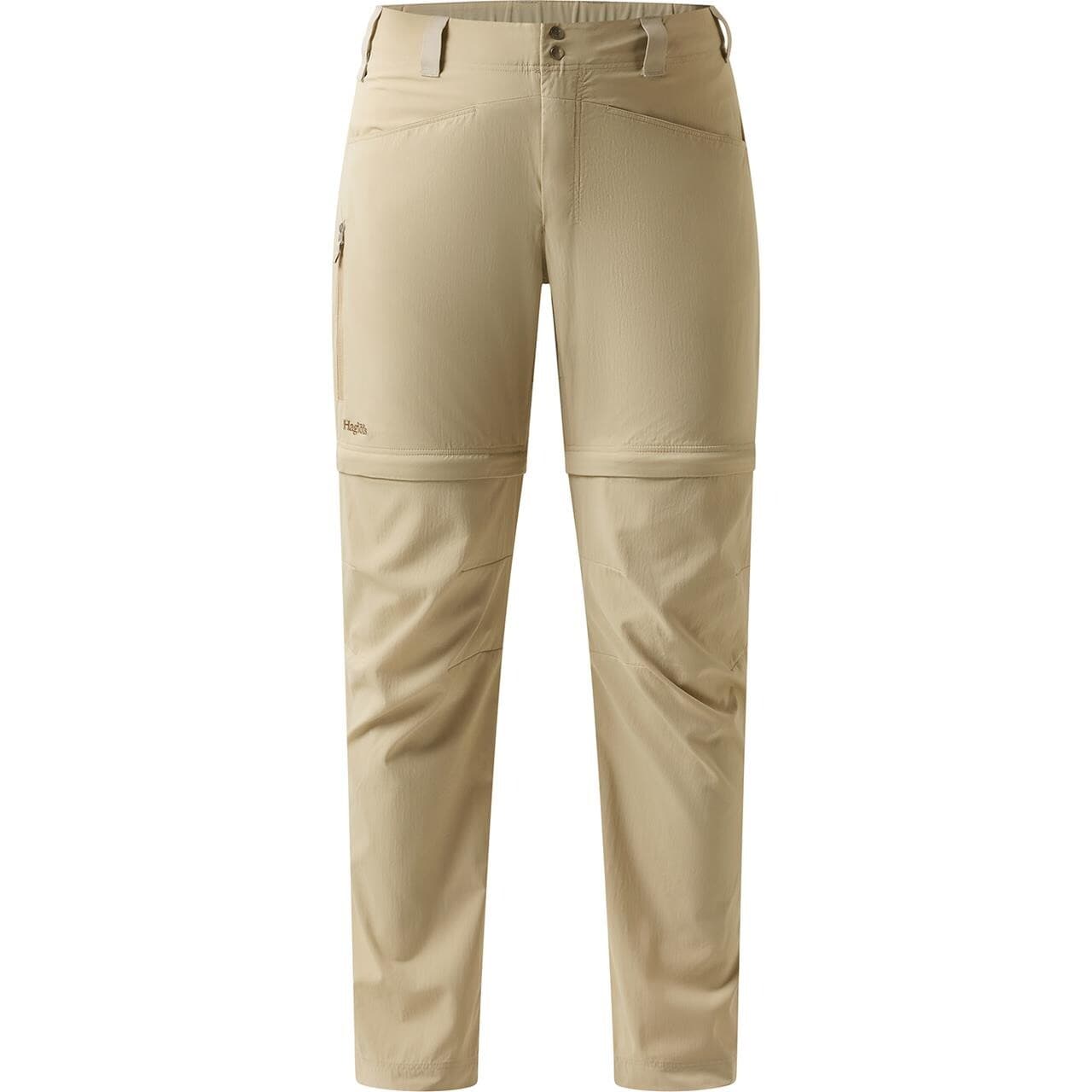 Haglöfs Womens Lite Standard Zip-off II Pant (Beige (CHALK BEIGE) 42)