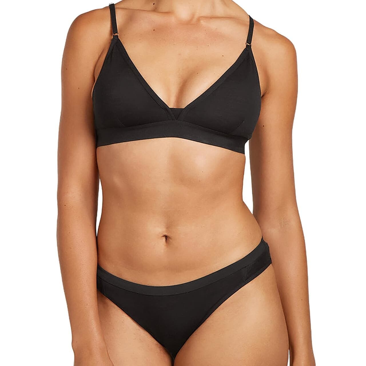 Icebreaker Womens Merino 150 Siren Bra Inserts (Sort (BLACK) X-small)