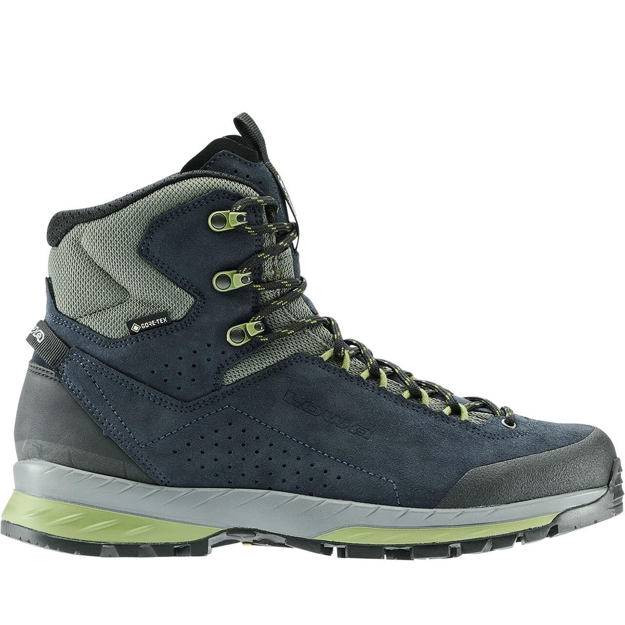 Lowa Mens Delago GTX Mid (Blå (NAVY/FERN) 41,5)