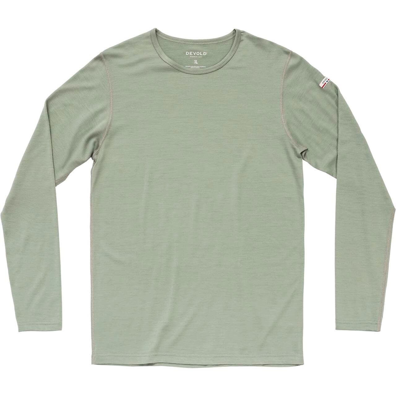 Devold Mens Breeze Plus Merino 200 Shirt (Grå (FOG) Small)