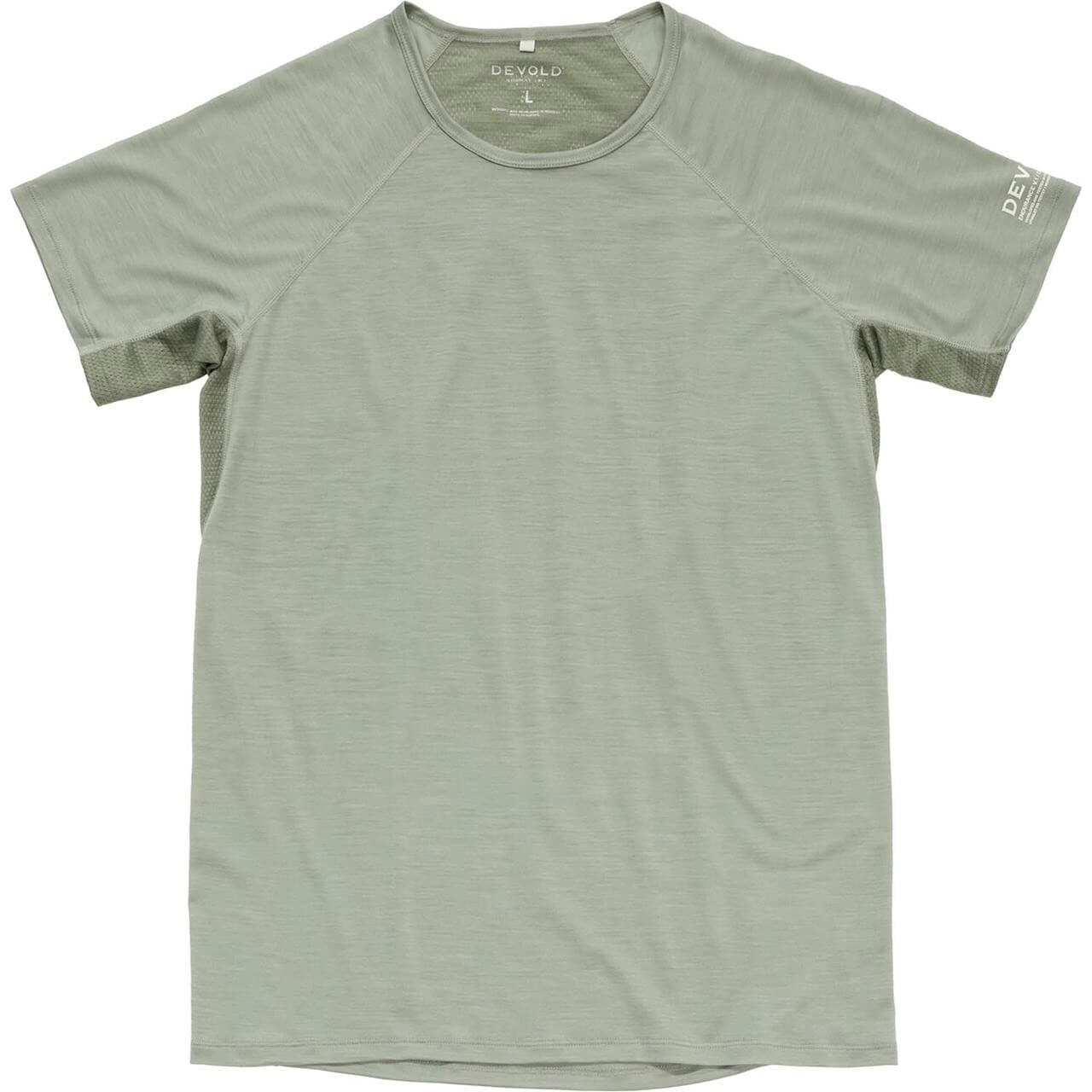 Devold Mens Endurance Merino 130 Tee (Grå (FOG) Large)