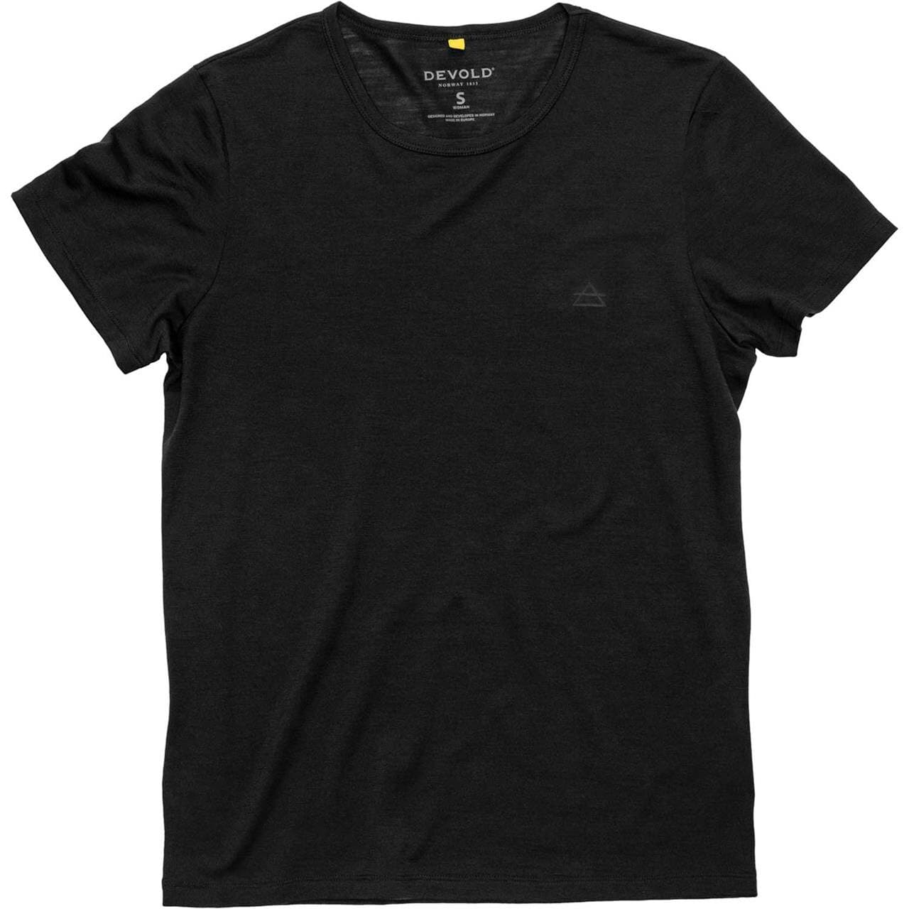 Devold Womens Active Tee (Sort (BLACK) X-large)