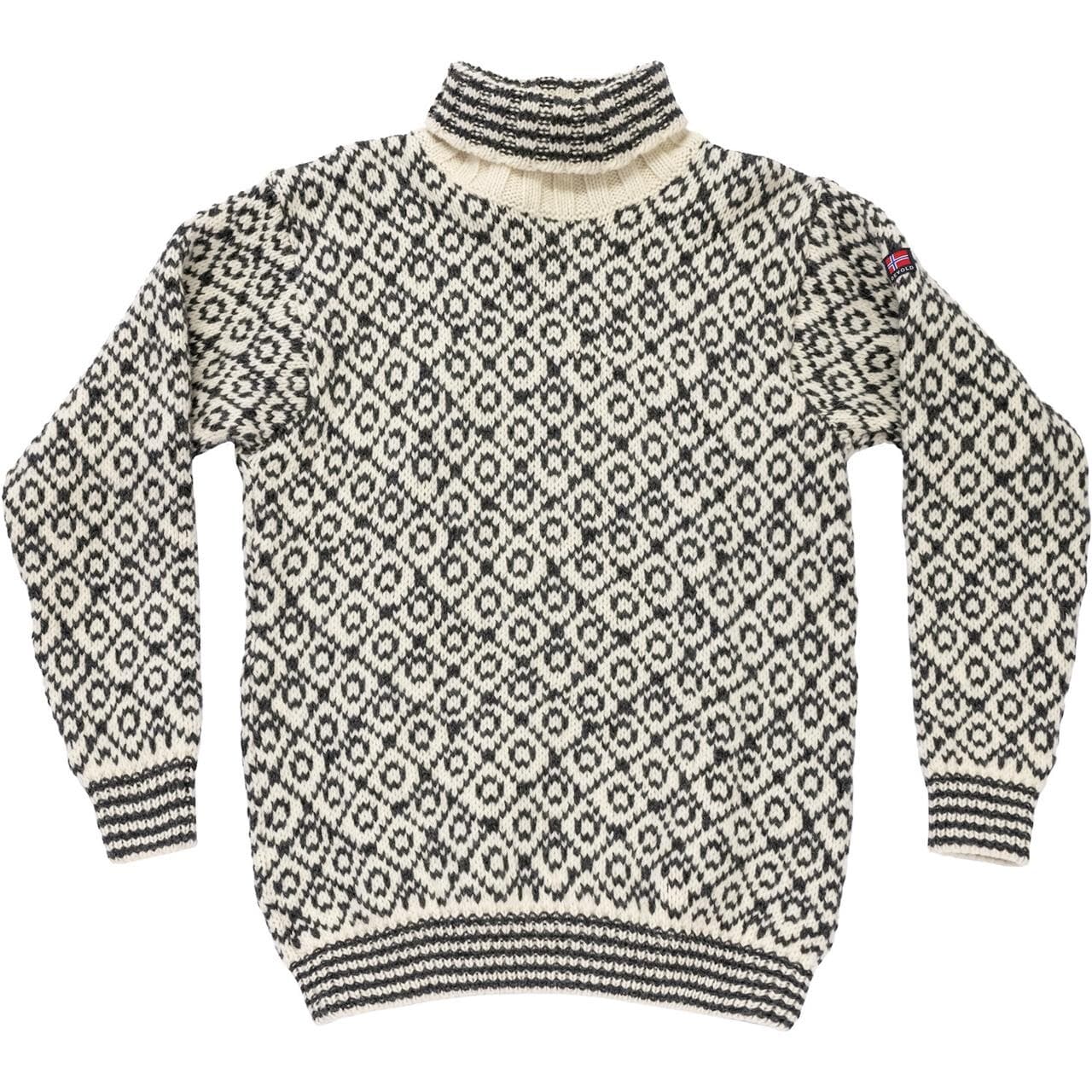 Devold Svalbard Wool High Neck (Hvid (OFFWHITE/ANTHRACITE) Large)