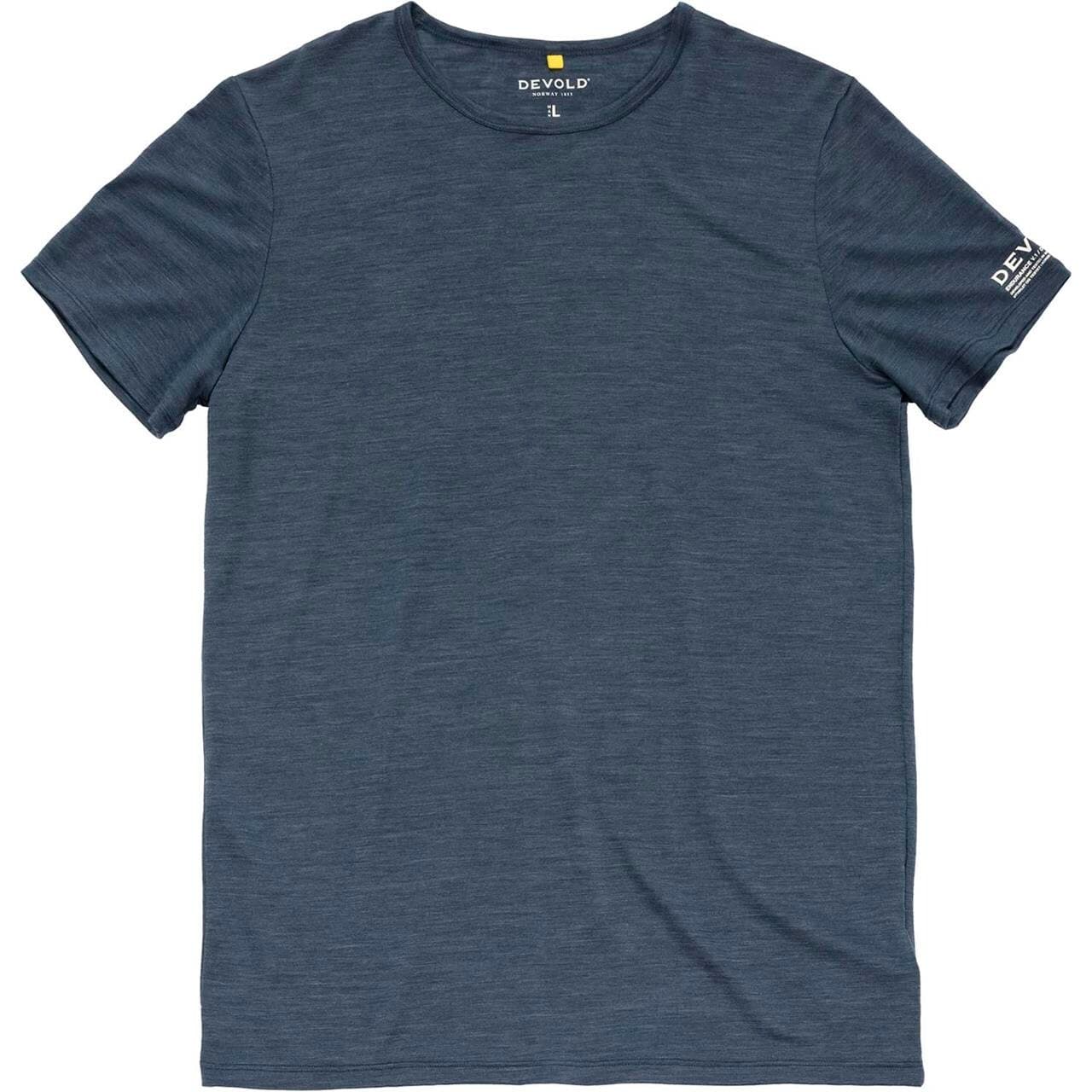 Devold Mens Active Stamp Tee (Blå (NIGHT) Large)