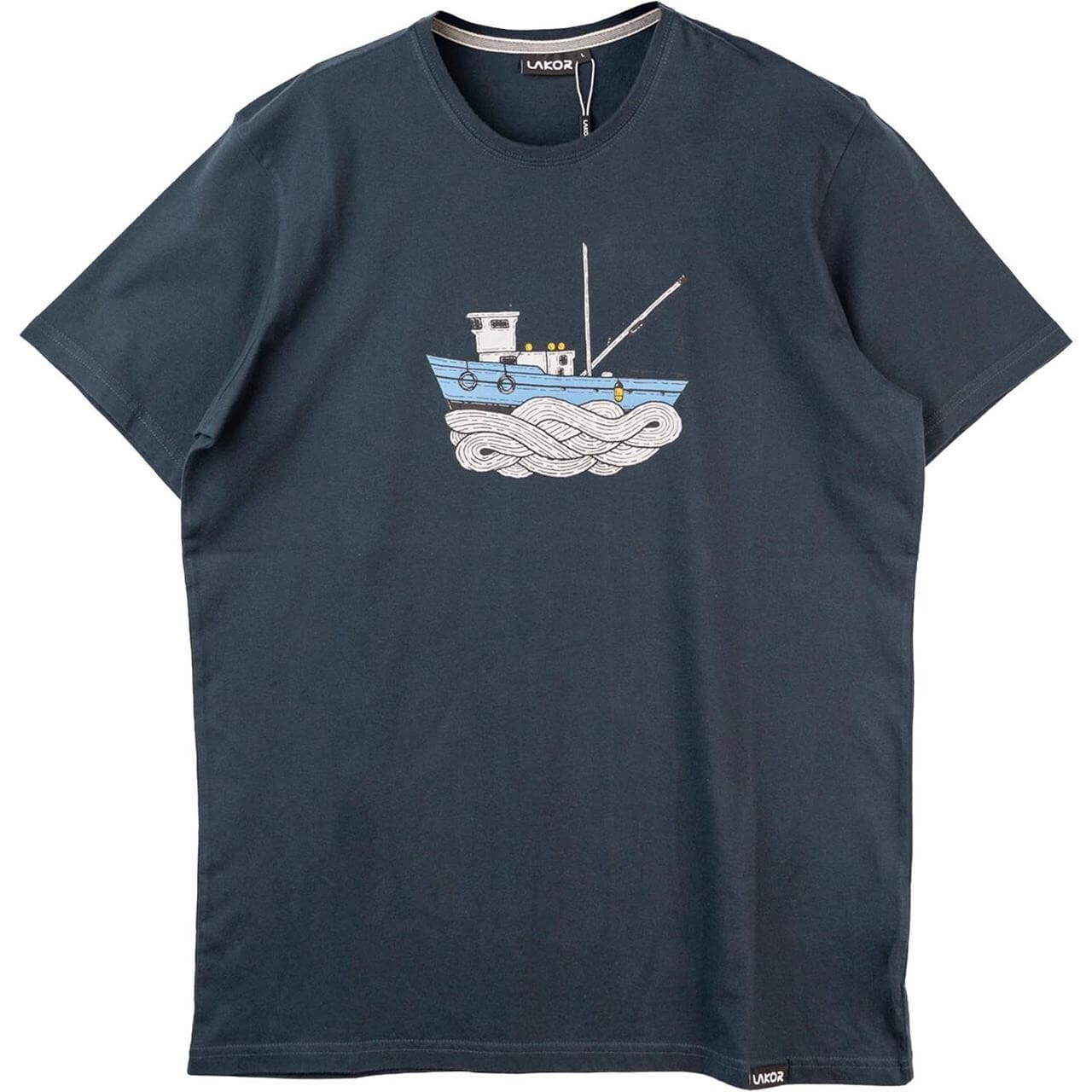 Lakor Fishing Vessel T-shirt (Blå (BLUEBERRY) Large)