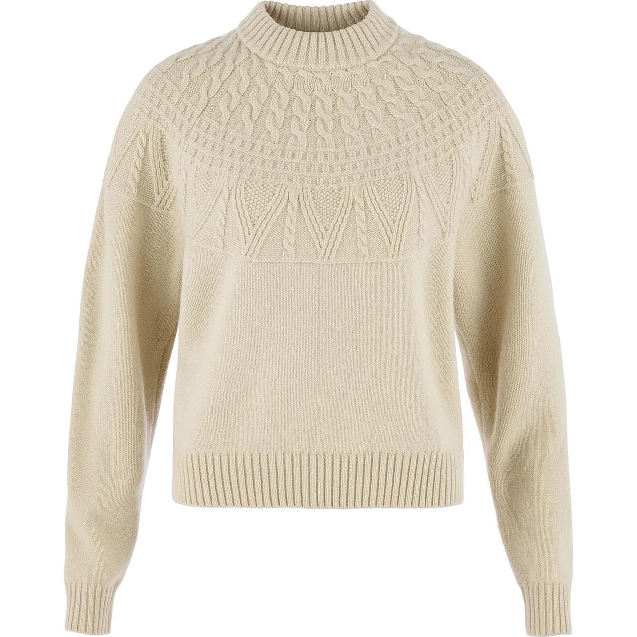 Fjällräven Womens Övik Solid Jacquard Knit (Beige (LIGHT BEIGE/191) XX-small)
