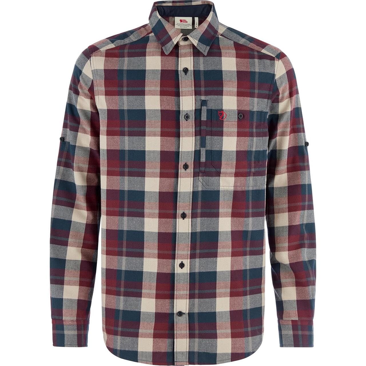 Fjällräven Mens Fjällglim Regular Shirt (Blå (DARK NAVY-MAROON/555-352) Small)
