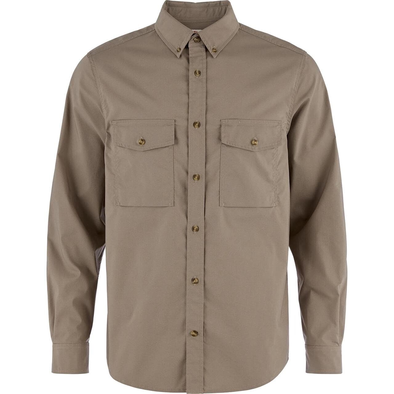 Fjällräven Mens Övik G-1000 Shirt L/S (Brun (SUEDE BROWN/244) Medium)
