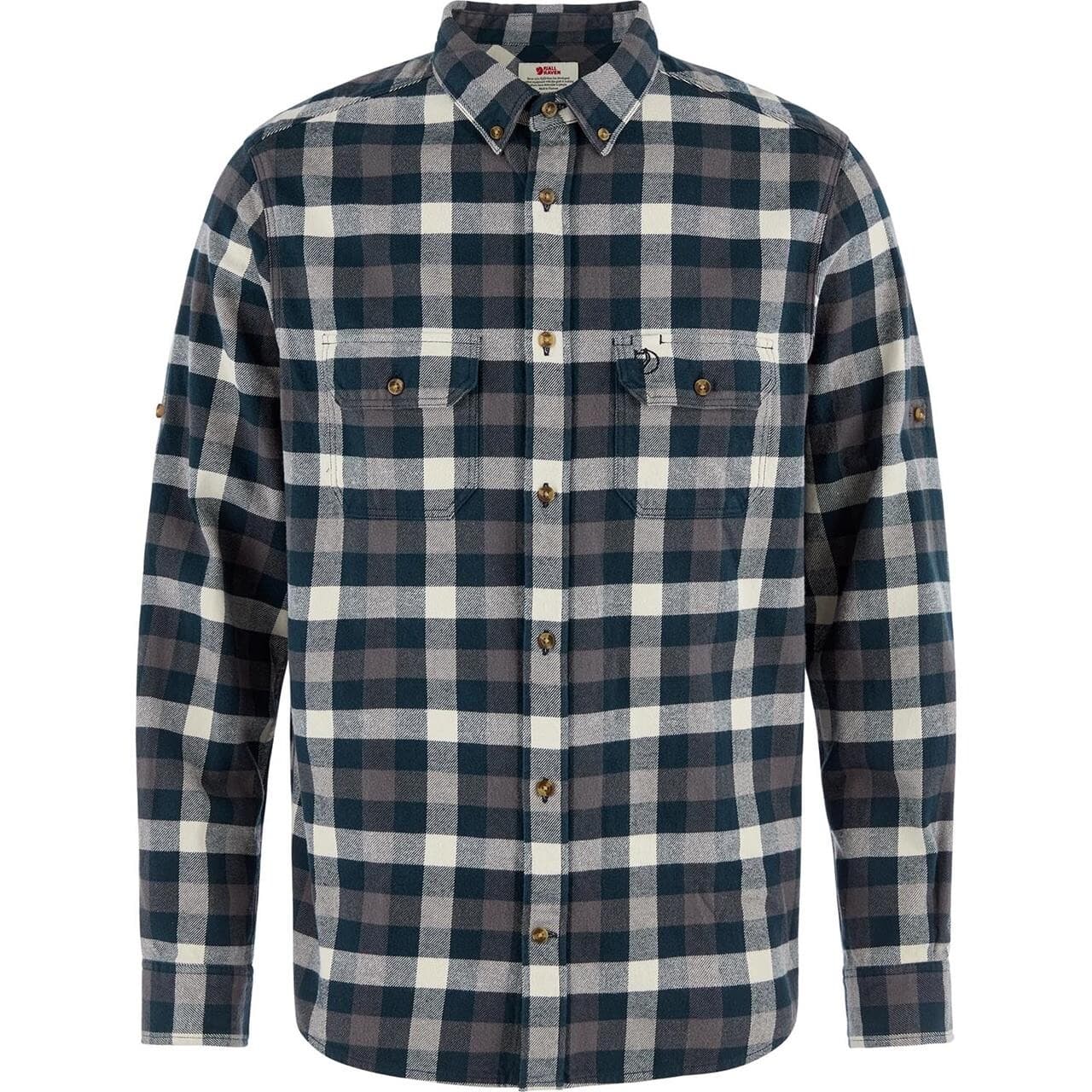 Fjällräven Mens Skog Relaxed Shirt (Blå (DARK NAVY-DARK VIOLET/555-425) Small)