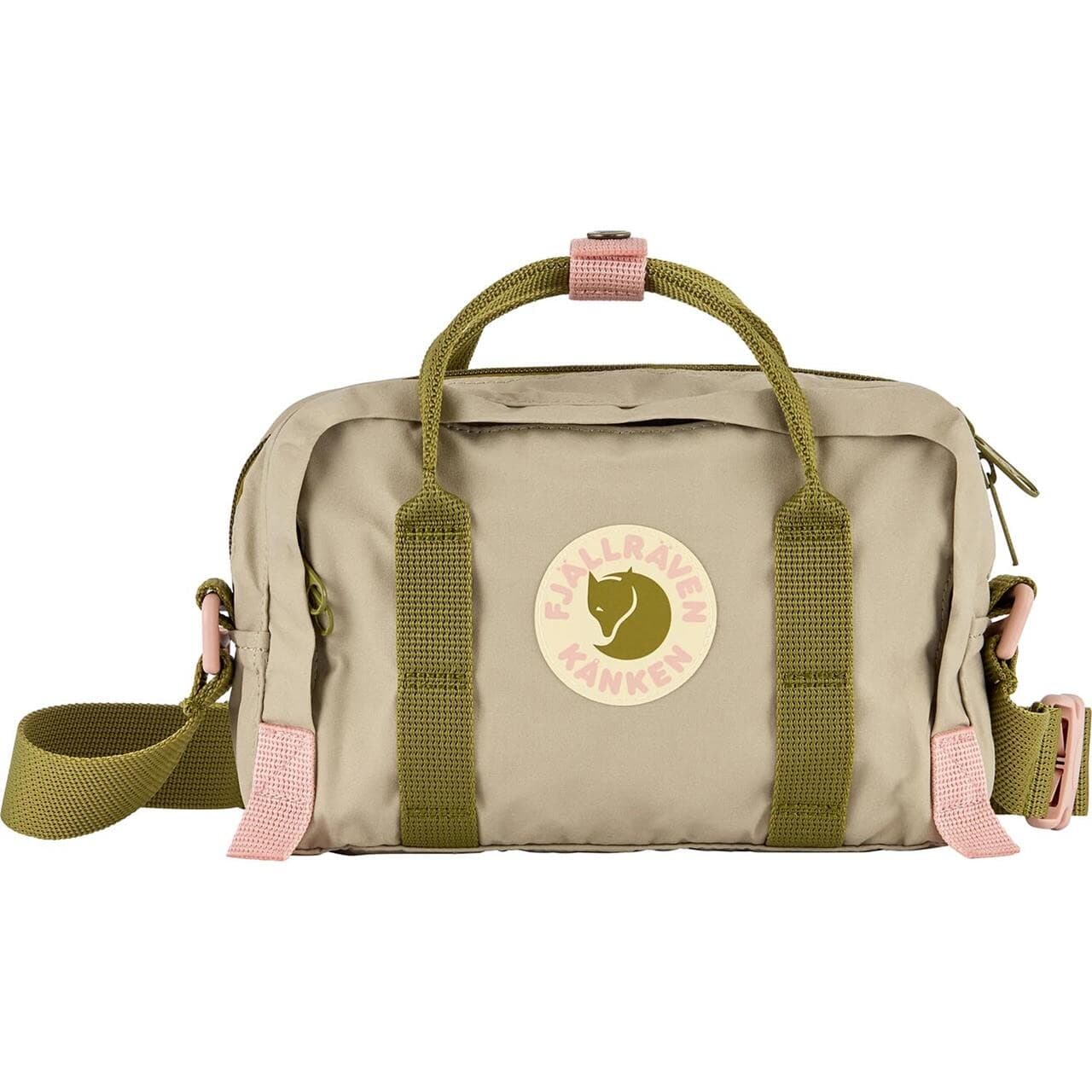 Fjällräven Kånken Koncept Crossbody (Beige (FOSSIL-FOLIAGE GREEN/118-631) One size)