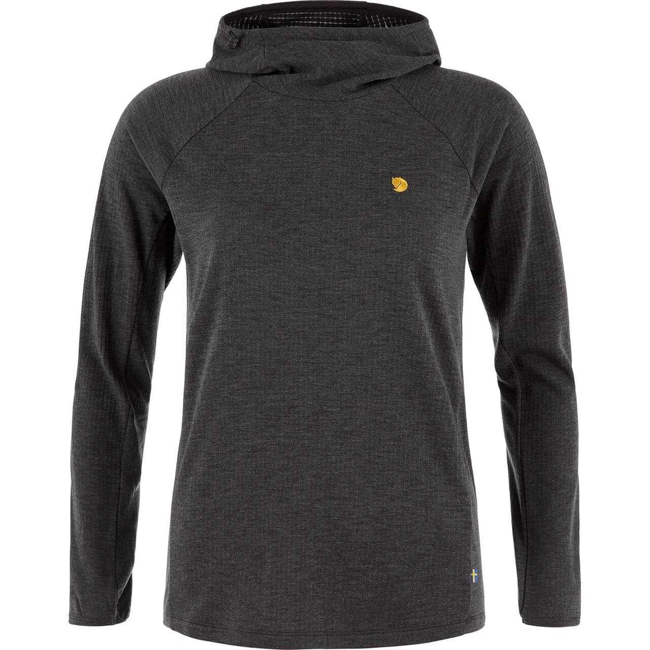 Fjällräven Womens Bergtagen Midlayer Hoodie (Sort (BLACK/550) Small)