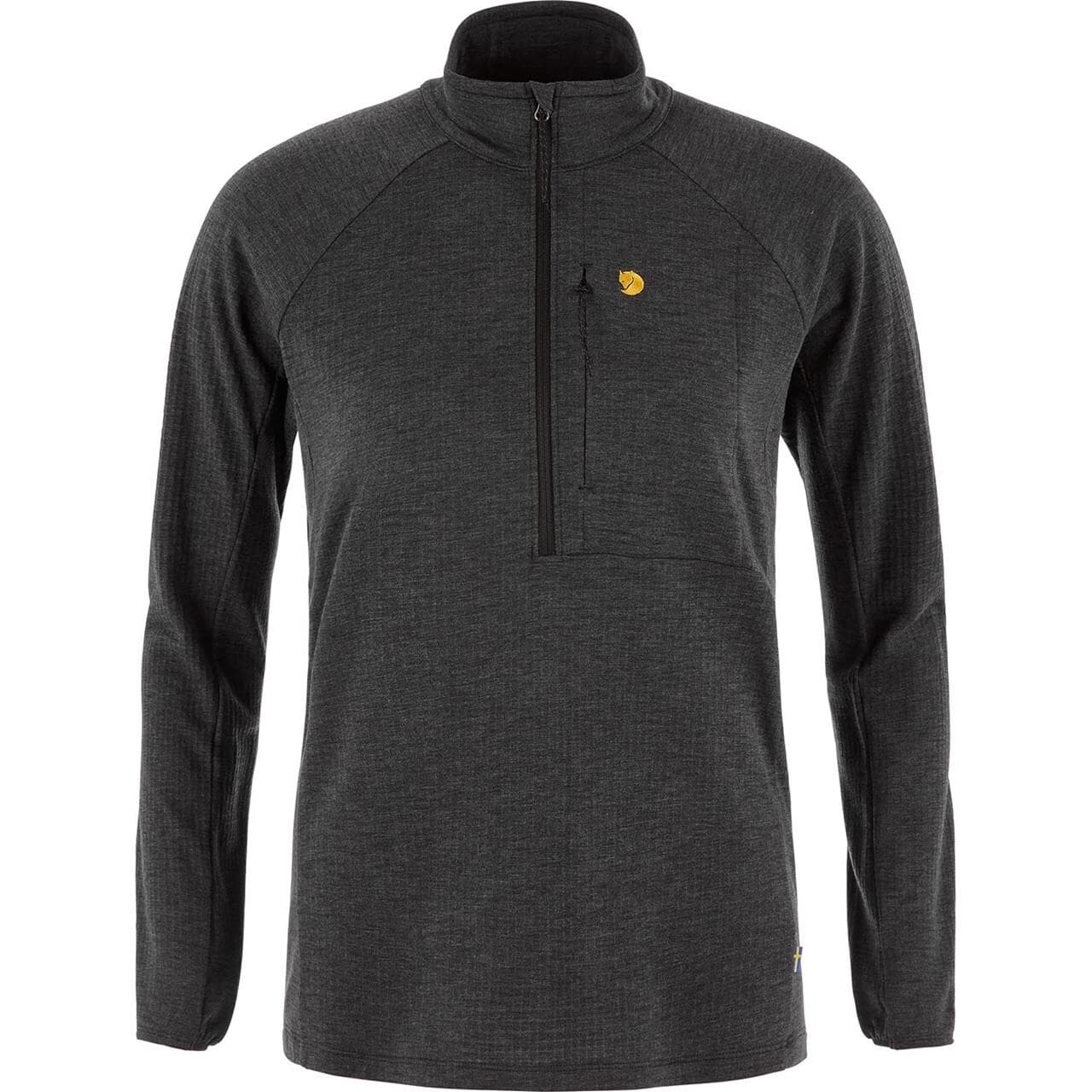 Fjällräven Womens Bergtagen Midlayer Half Zip (Sort (BLACK/550) Medium)