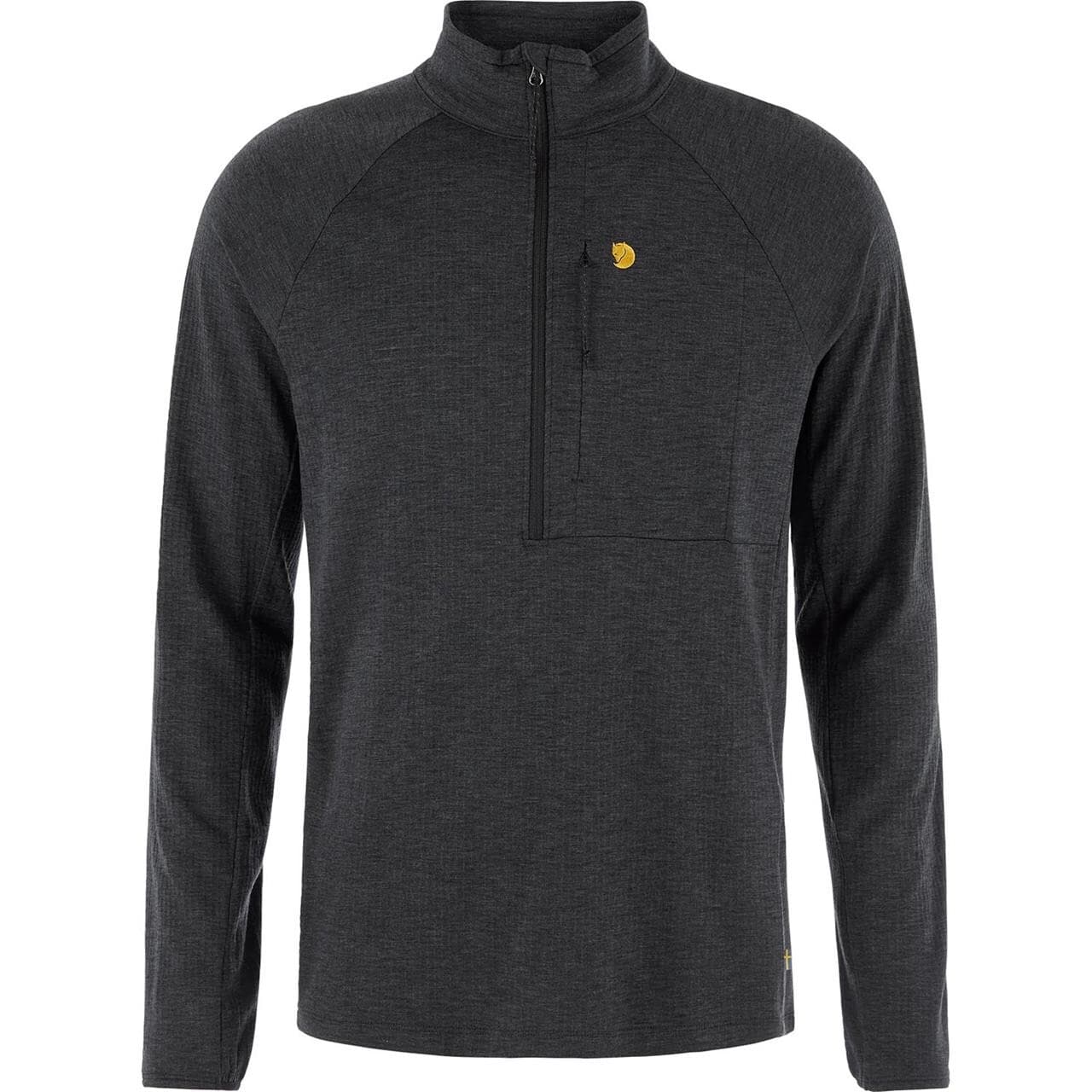 Fjällräven Mens Bergtagen Midlayer Half Zip (Sort (BLACK/550) Medium)