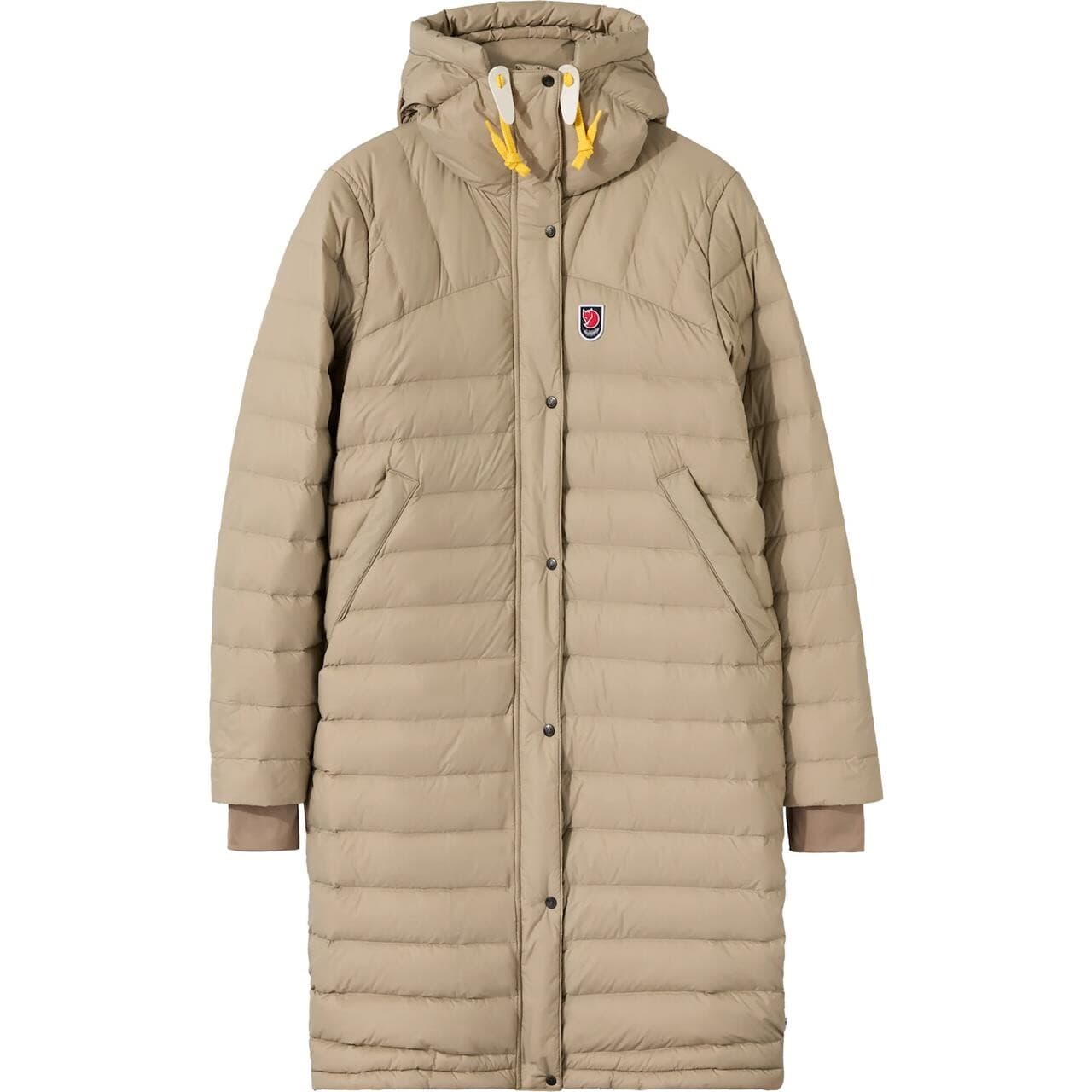 Fjällräven Womens Expedition Pack Down Parka (Beige (FOSSIL/118) Large)