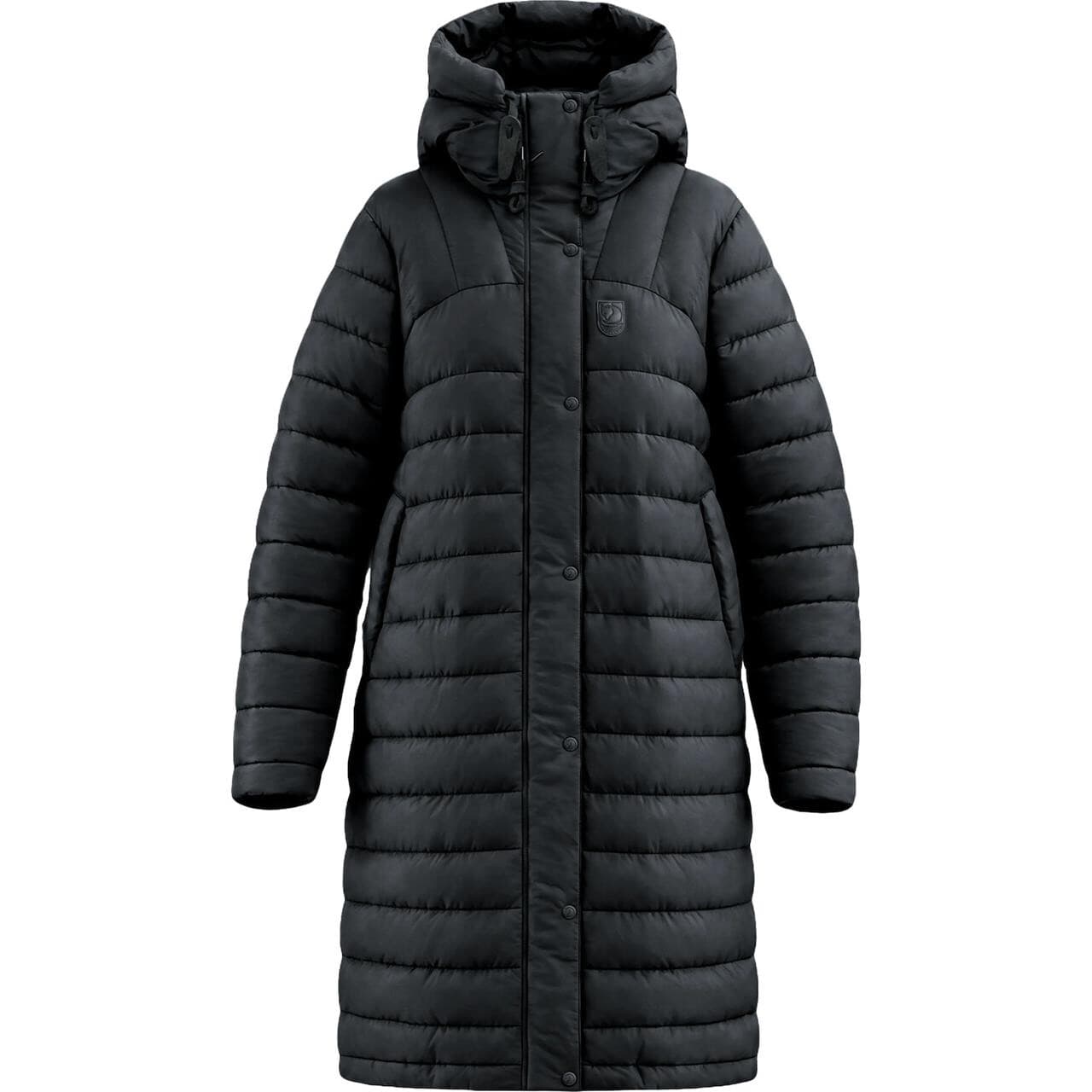 Fjällräven Womens Expedition Pack Down Parka Black Edition (Sort (BLACK-BLACK/550-550) XX-small)