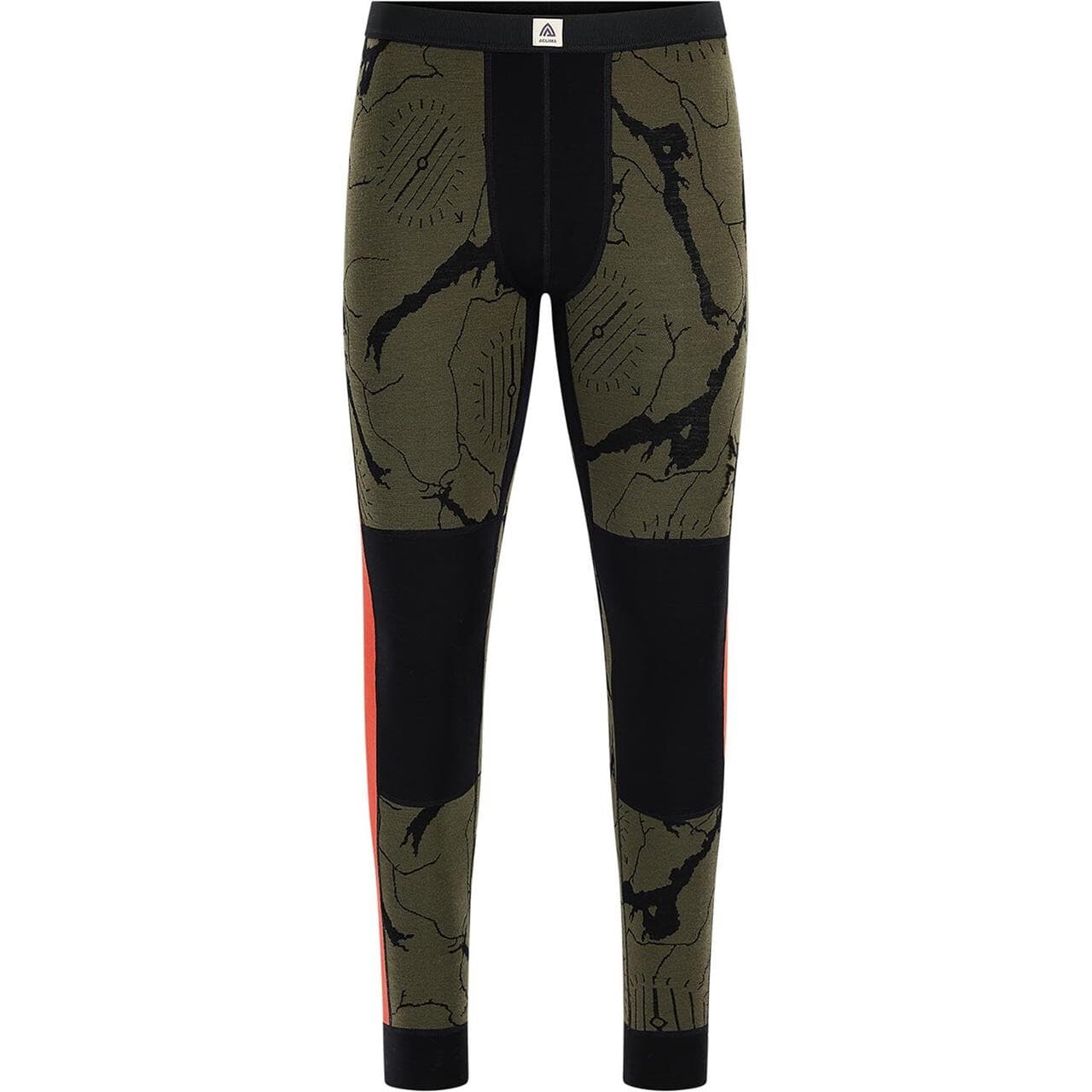 Aclima Mens WarmWool Lars Monsen Longs (Grøn (TARMAC FEMUNDEN) Large)