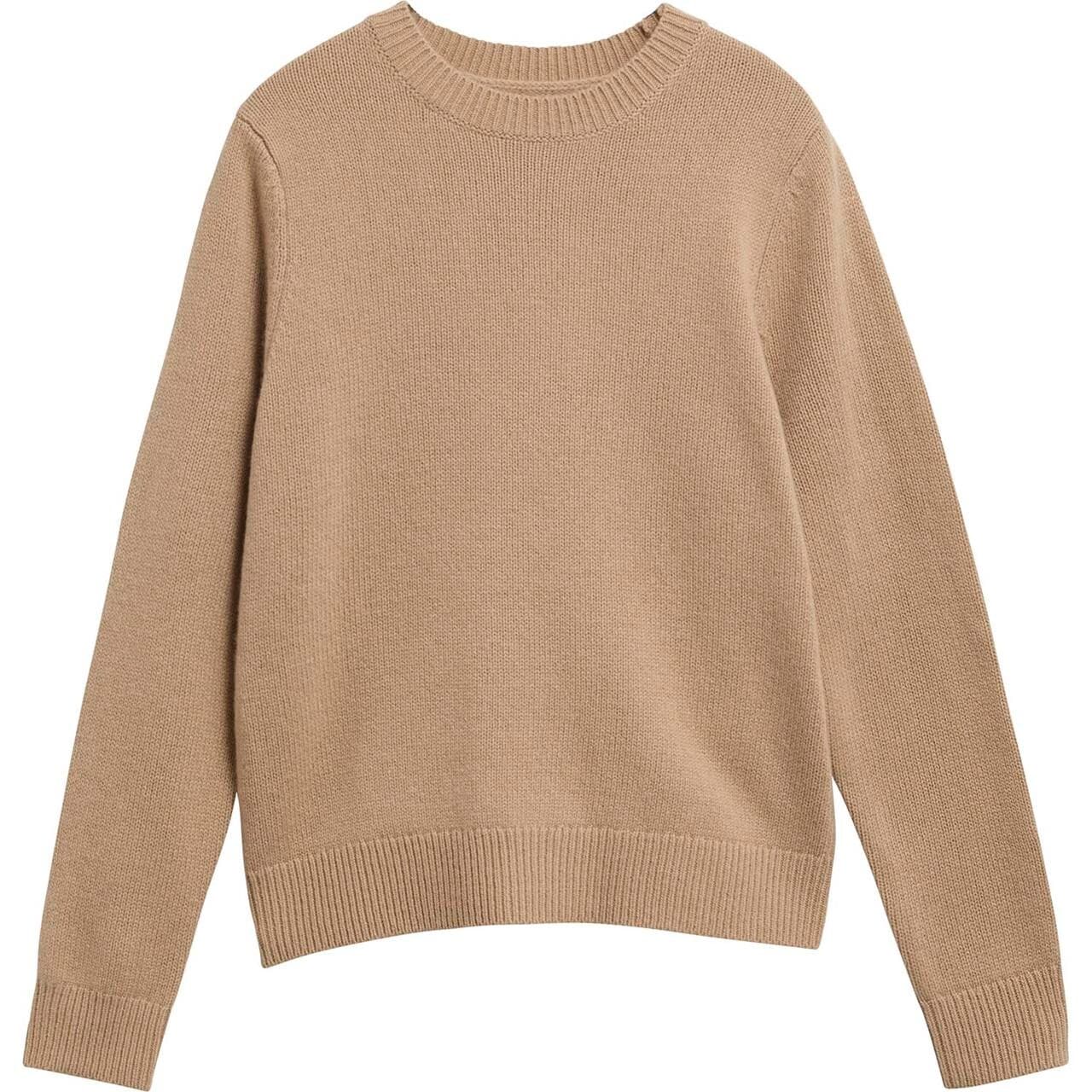 Barbour Womens Woodhouse Cashmere Blend Knitted Jumper (Beige (WARM TRENCH) 40)