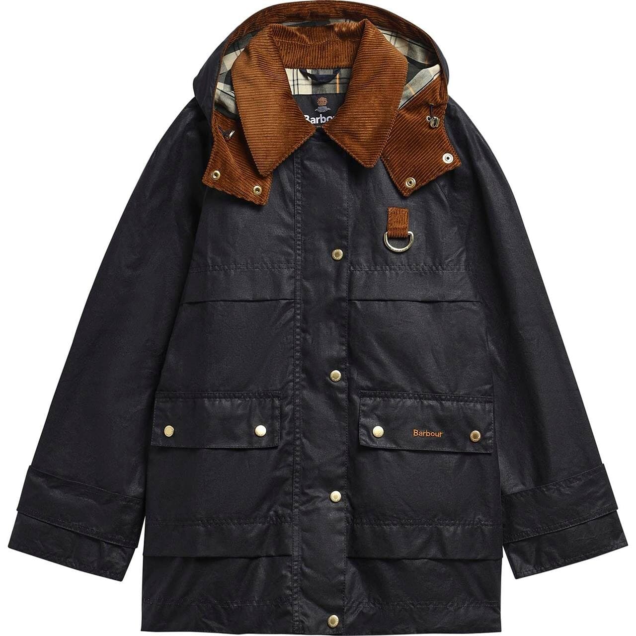 Barbour Womens Wrenwood Wax Jacket (Blå (NAVY/ANCEINT) 38)